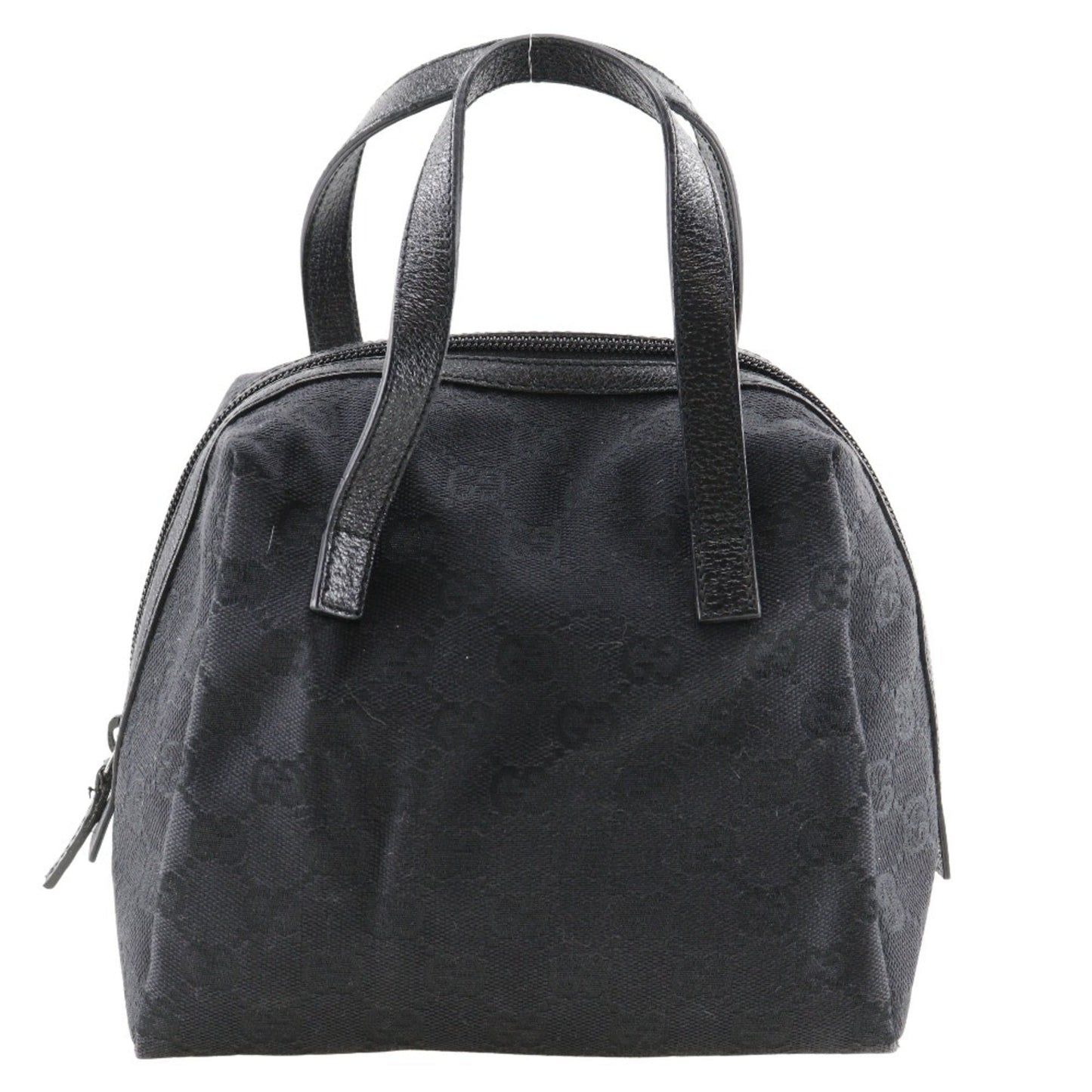 Gucci Black Gg Canvas Handbag ( )