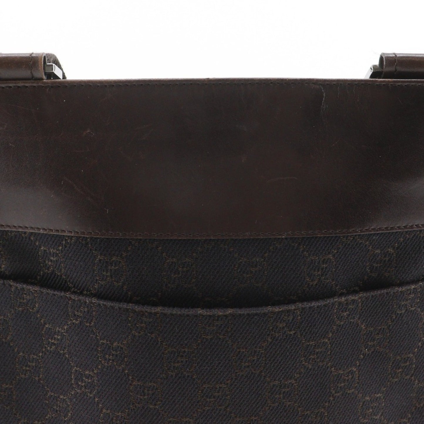 Gucci Brown Gg Canvas Shoulder Bag ( )