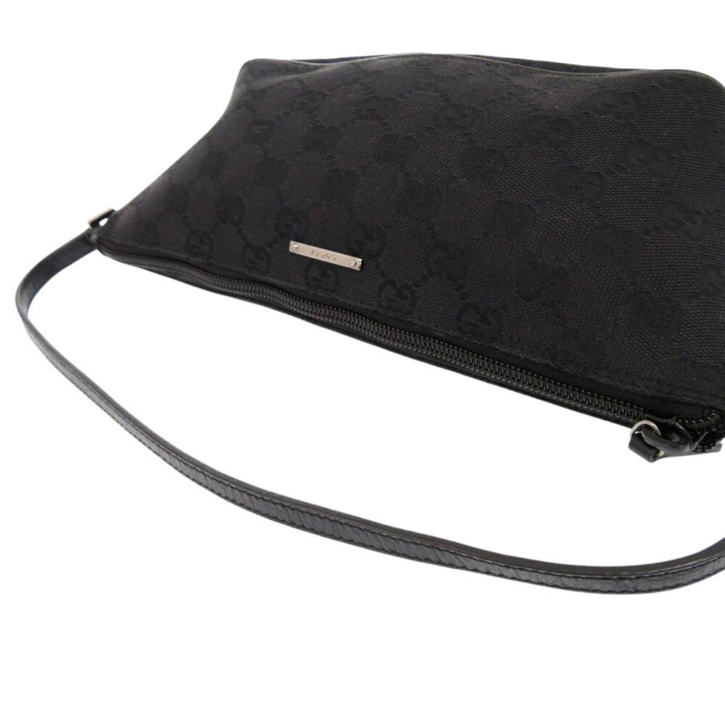 Gucci Gg Canvas Black Gg Canvas Handbag Pouch ( )