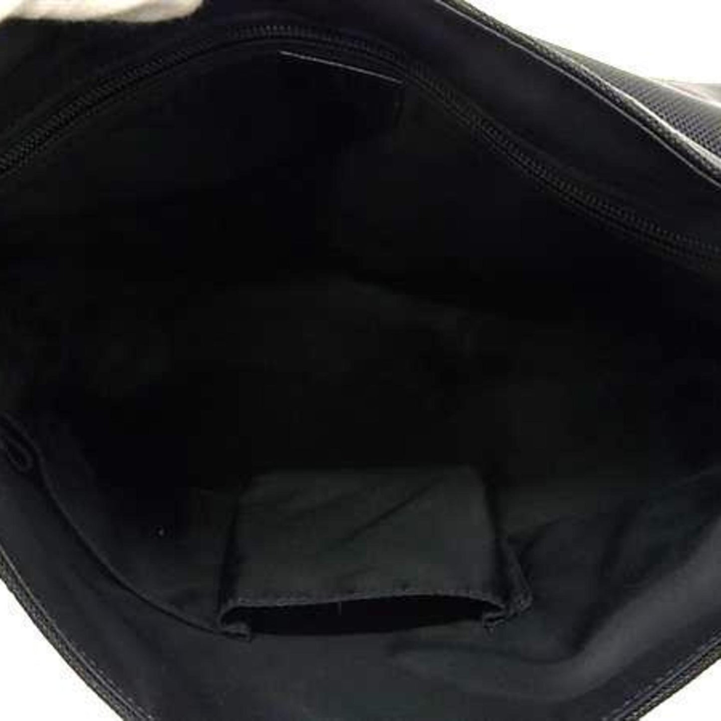Gucci Black Canvas Leather Messenger Bag Shoulder Bag ( )