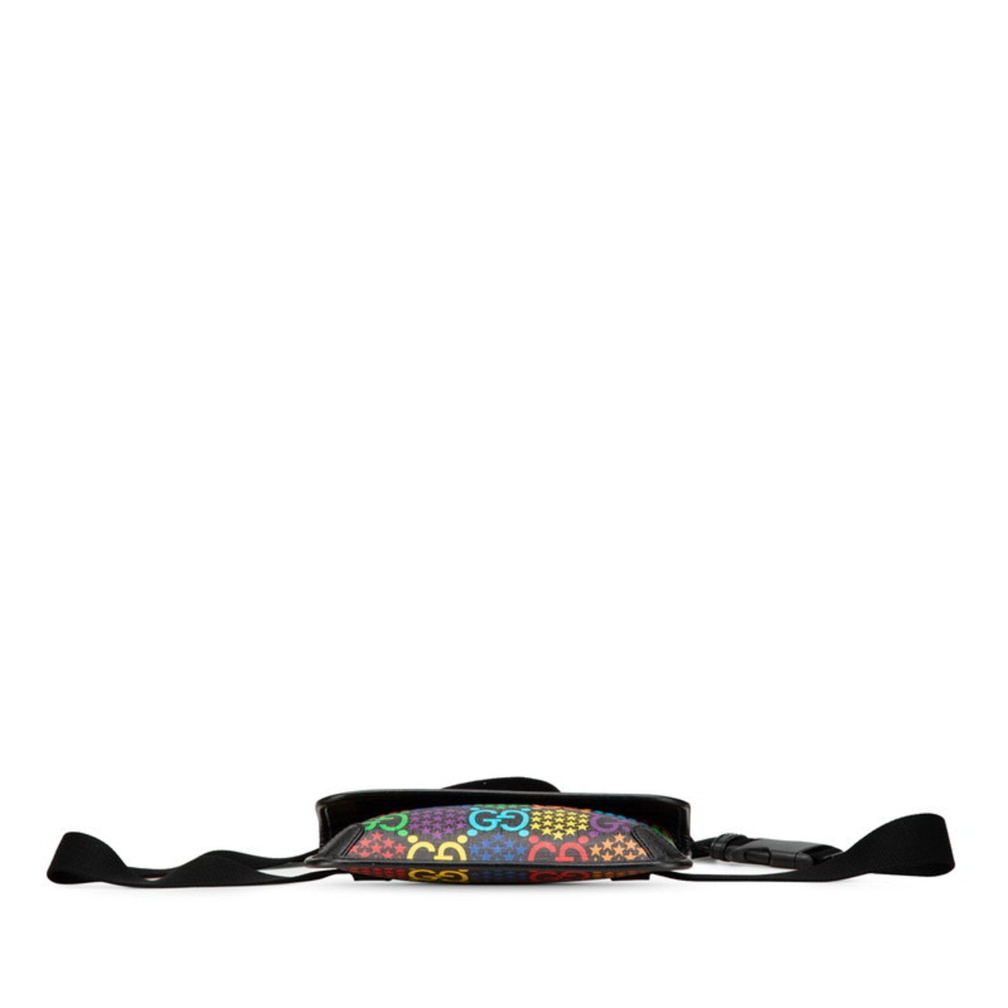 Gucci Black Multi-Color Leather Sling Bag ( )