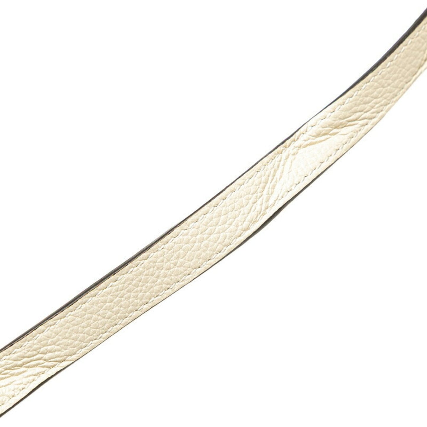 Gucci Gold Silver White Leather Handbag Shoulder Bag ( )