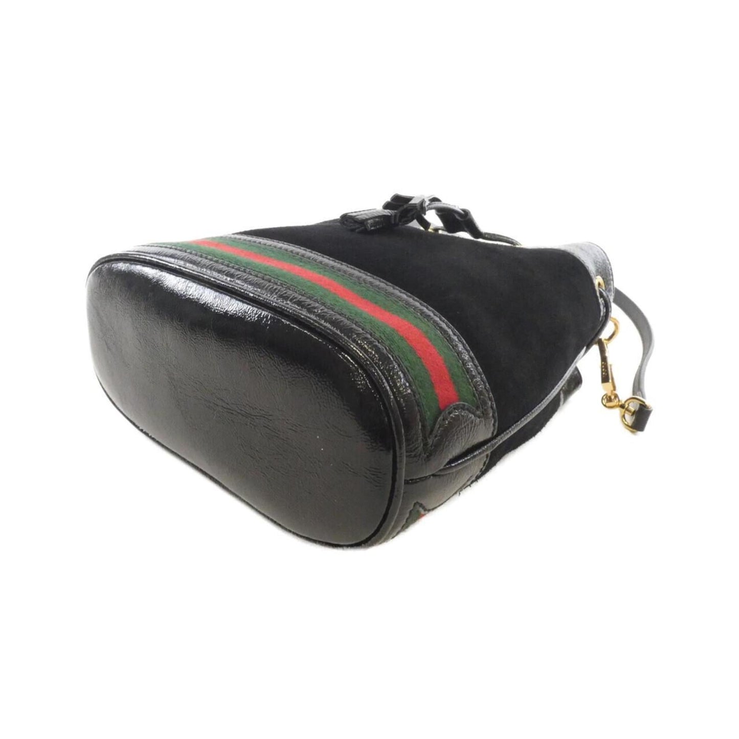 Gucci Black Suede Handbag ( )