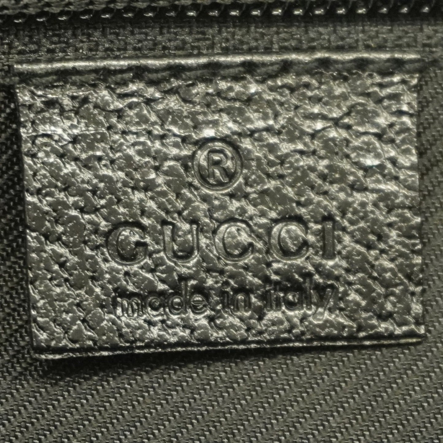 Gucci Black Canvas Shoulder Bag ( )