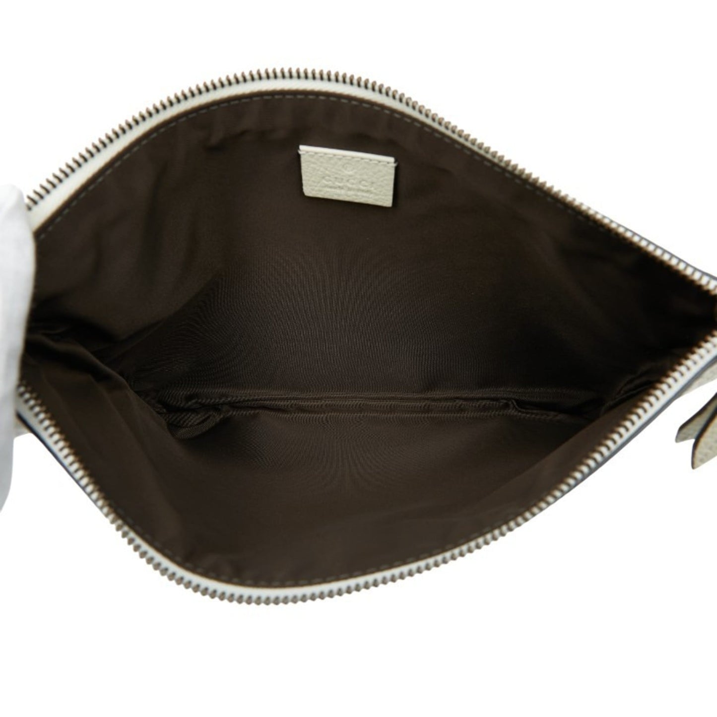 Gucci Animalier Ivory Leather Pouch ( )