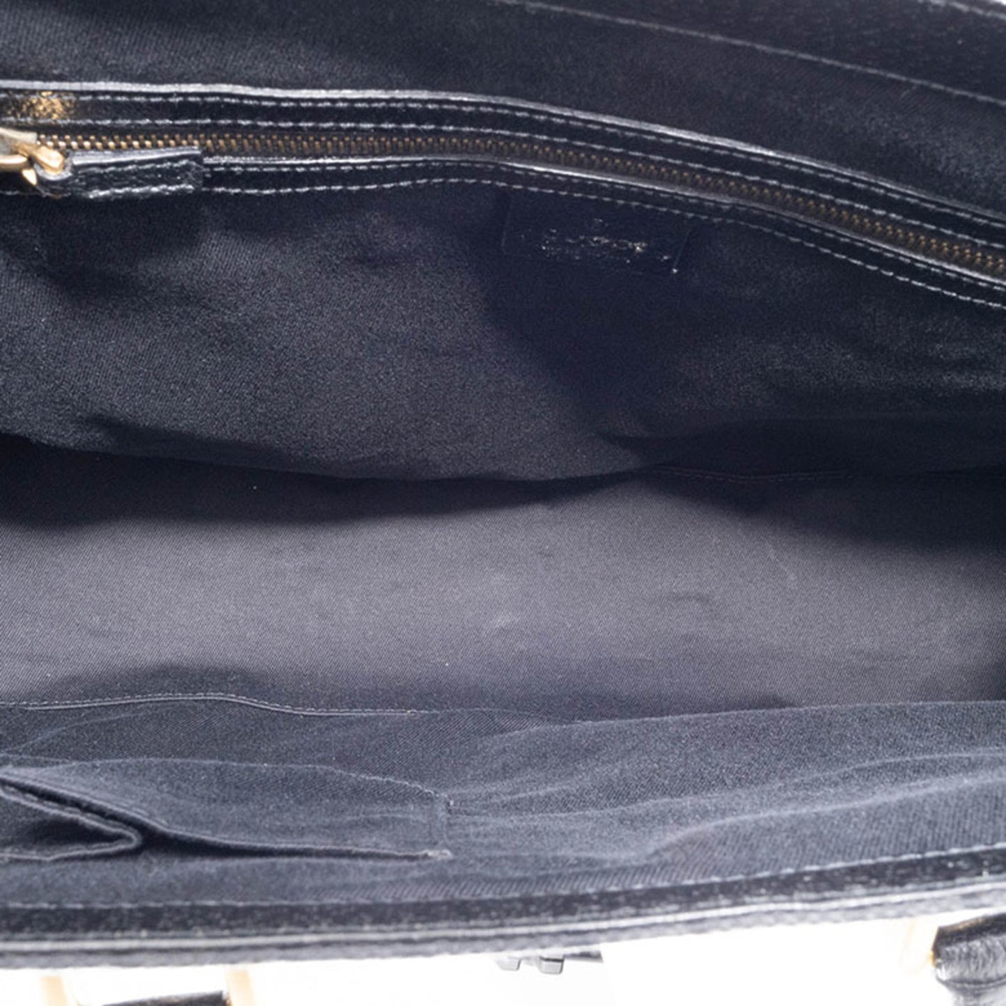 Gucci Gg Canvas Black Gg Canvas Leather Tote Bag ( )