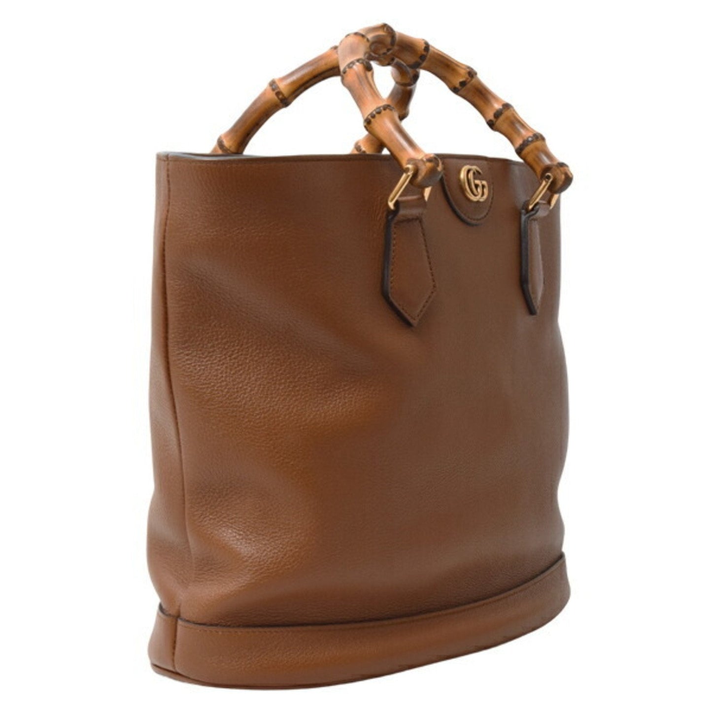 Gucci Beige Leather Tote Bag ( )
