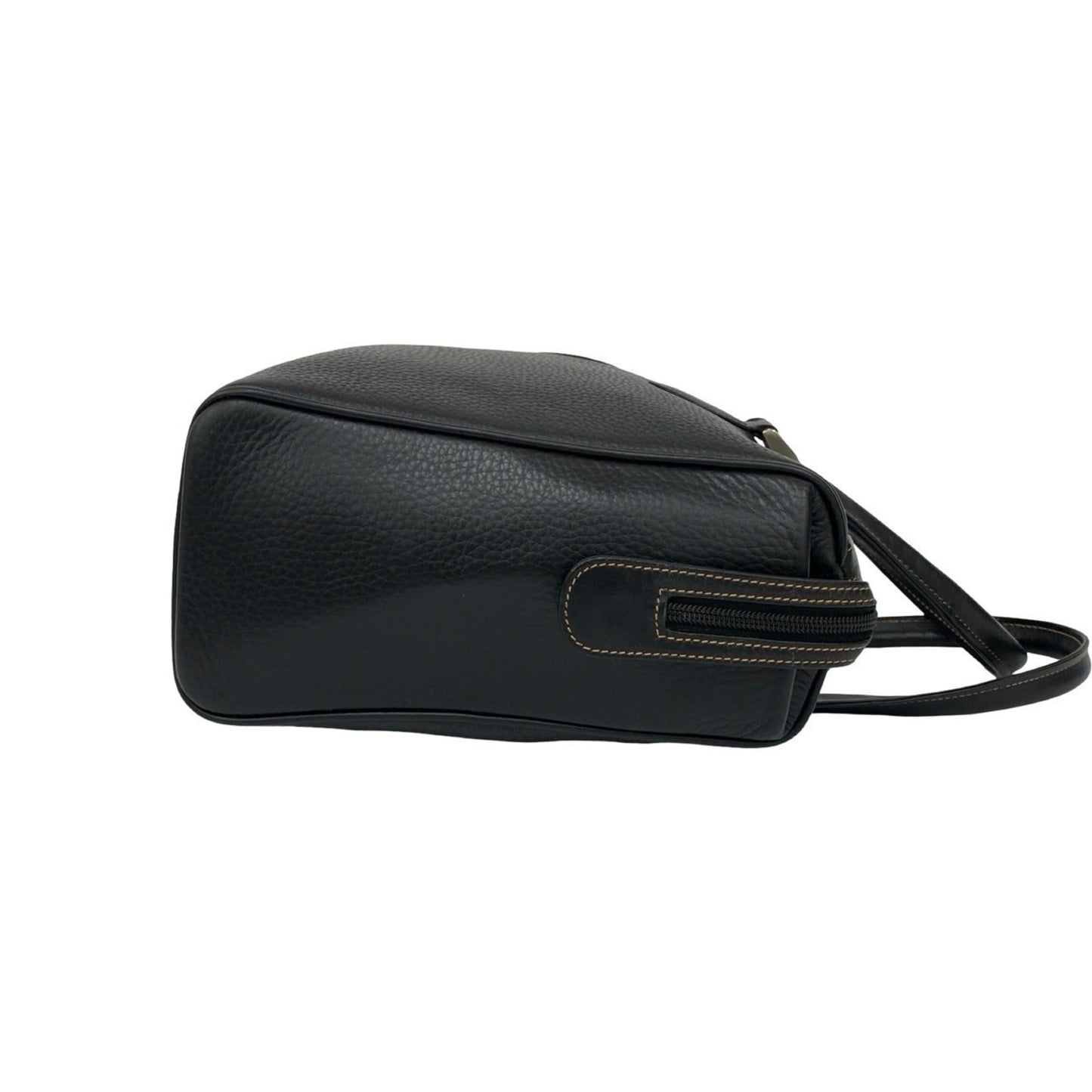 Gucci Black Leather Boston Bag Handbag ( )