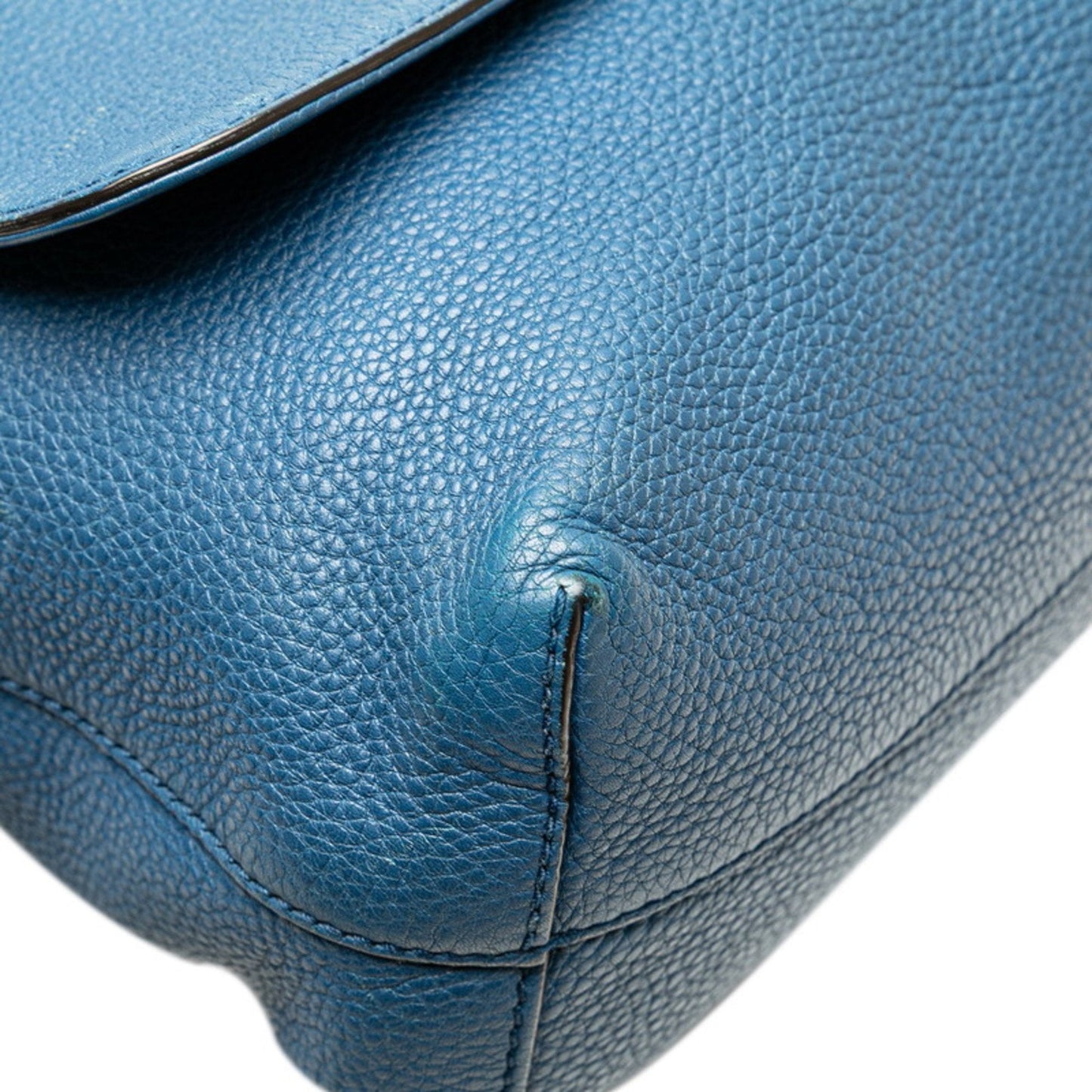 Gucci Blue Leather Shoulder Bag ( )