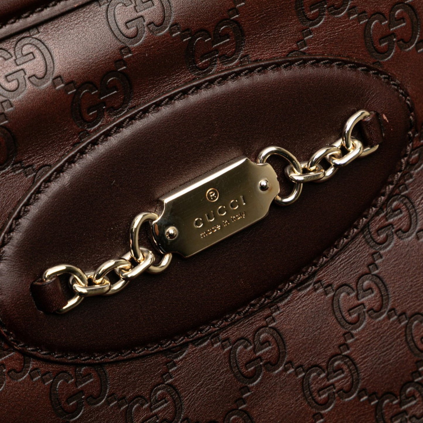 Gucci Guccissima Brown Leather Tote Bag ( )