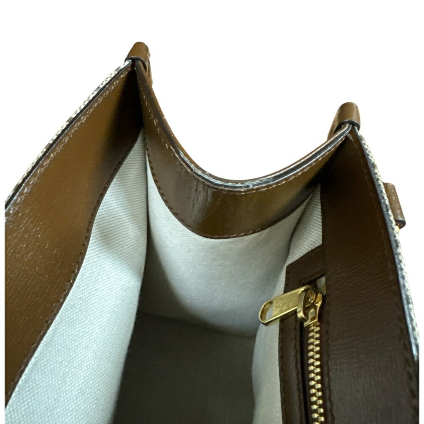 Gucci Beige Brown Gg Supreme Shoulder Bag ( )