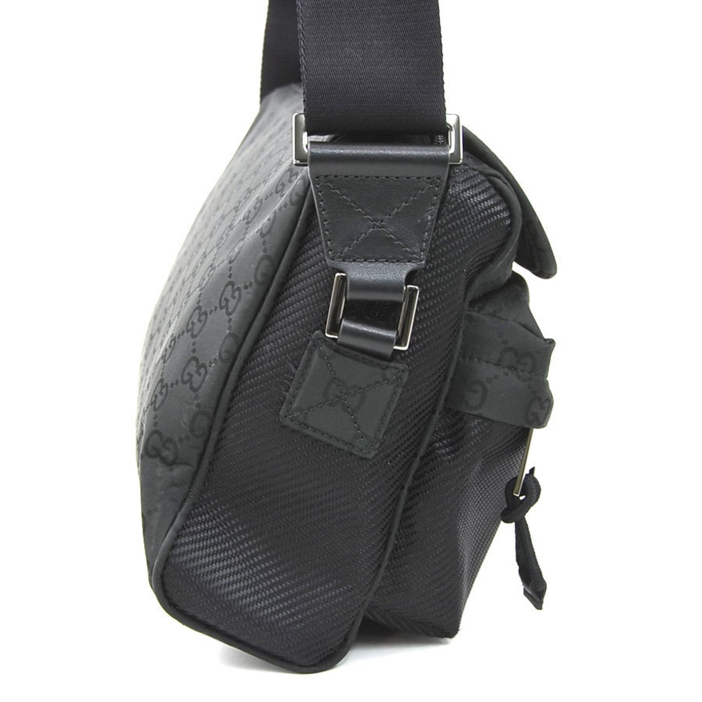 Gucci Black Nylon Shoulder Bag ( )