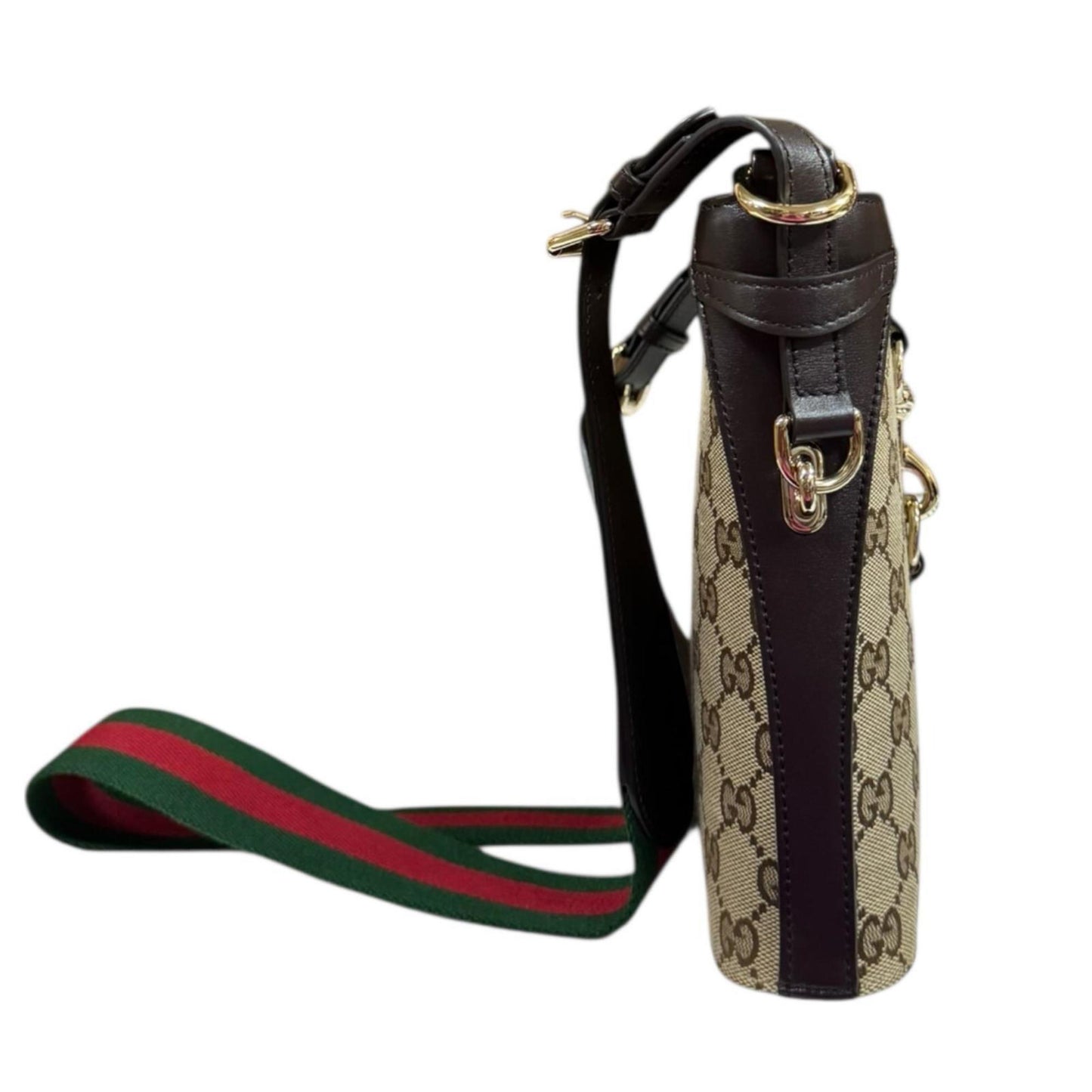 Gucci Beige Gg Supreme Canvas Leather Shoulder Bag ( )