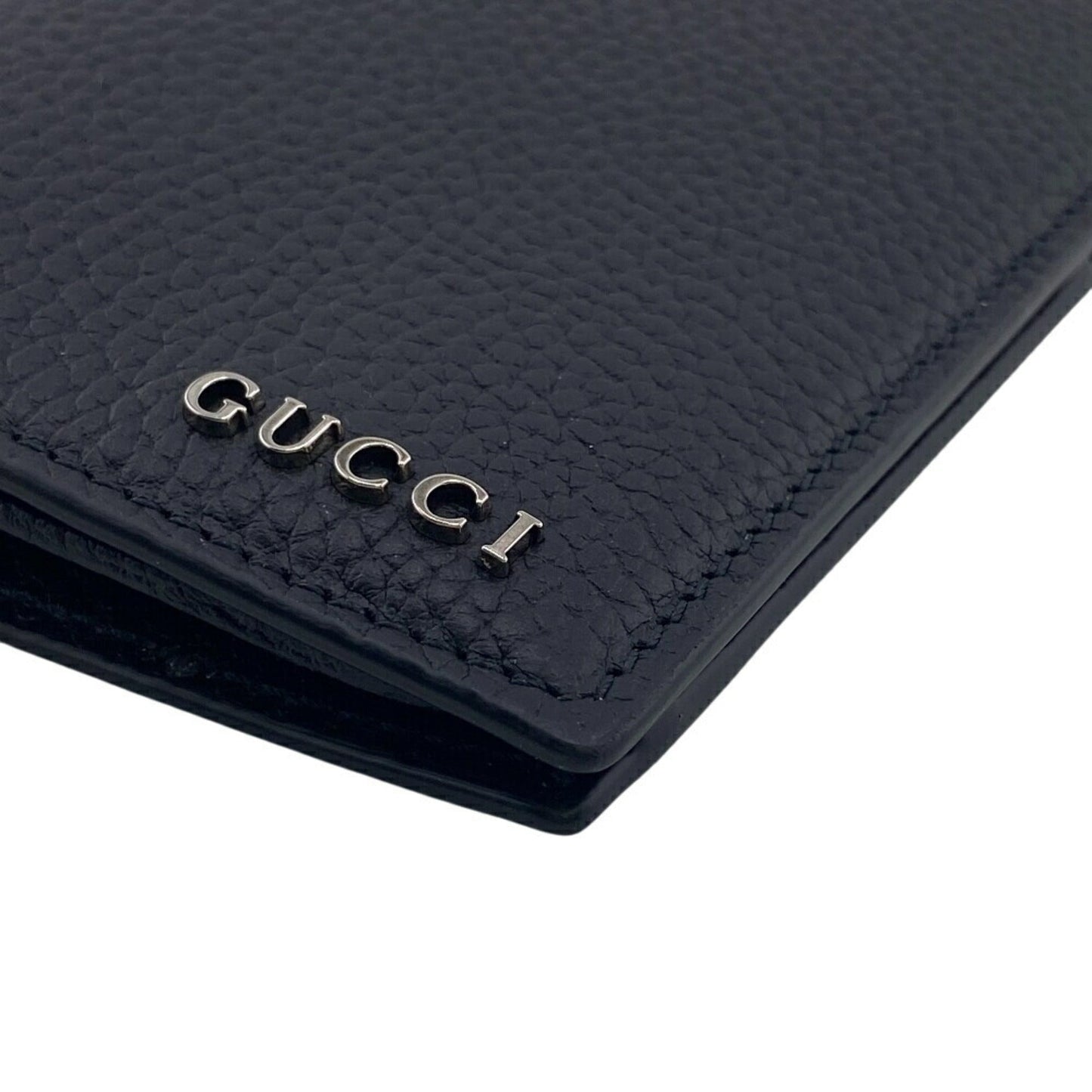 Gucci Black Leather Long Wallet (Bi-Fold) ( )