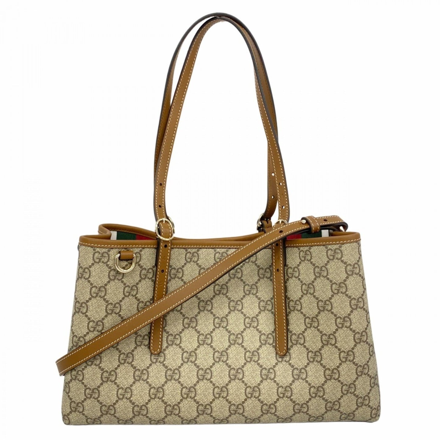 Gucci Brown Pvc Handbag ( )