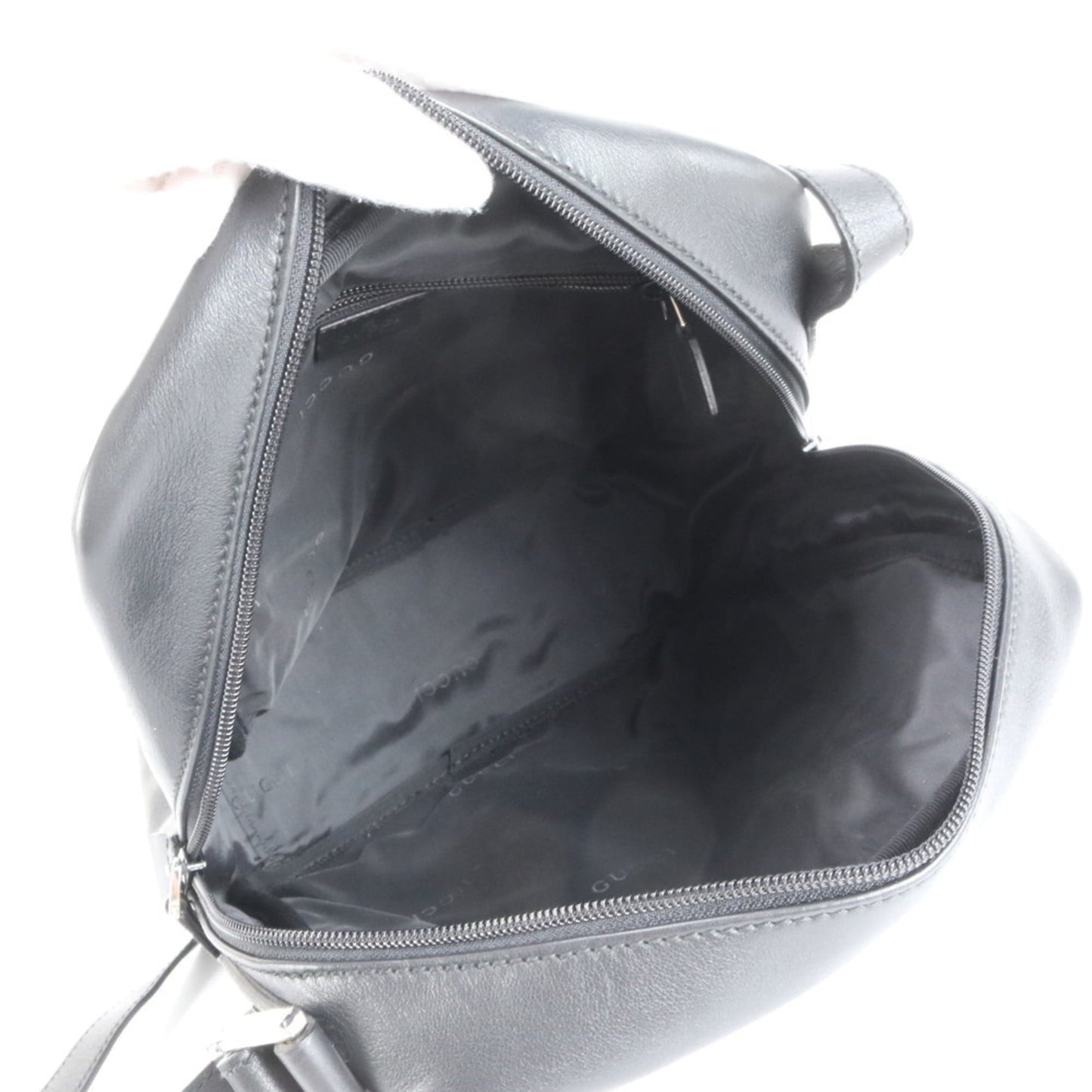 Gucci Black Leather Shoulder Bag ( )