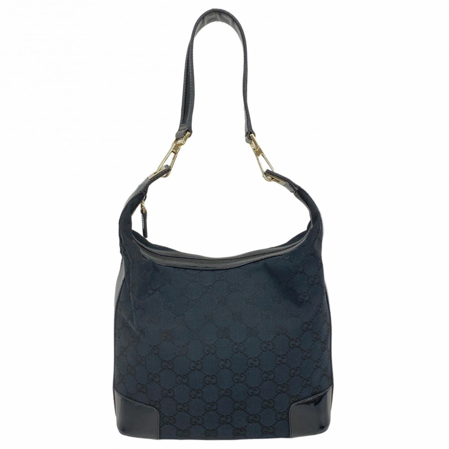 Gucci Black Canvas Shoulder Bag ( )