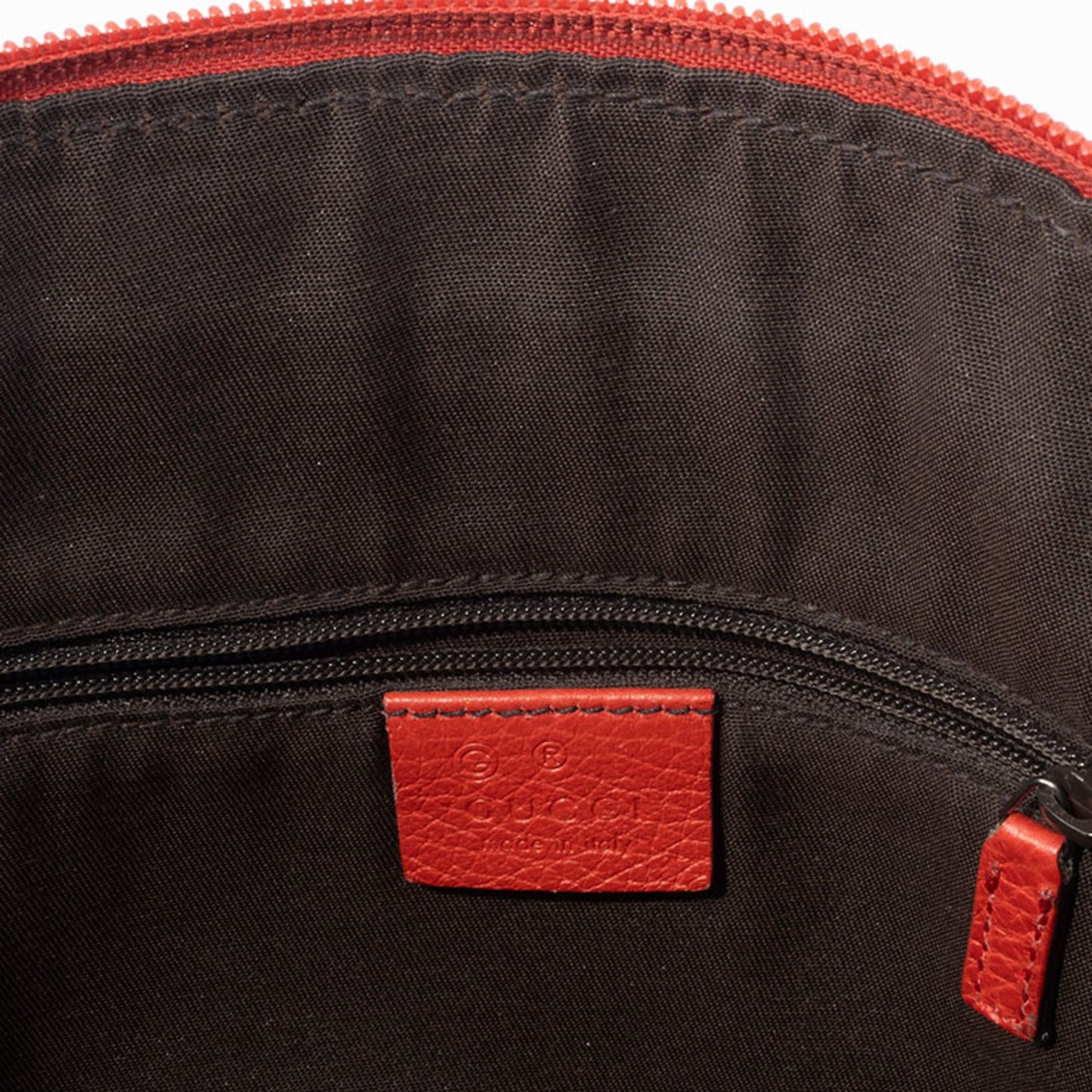 Gucci Abbey Red Color Leather Shoulder Bag ( )