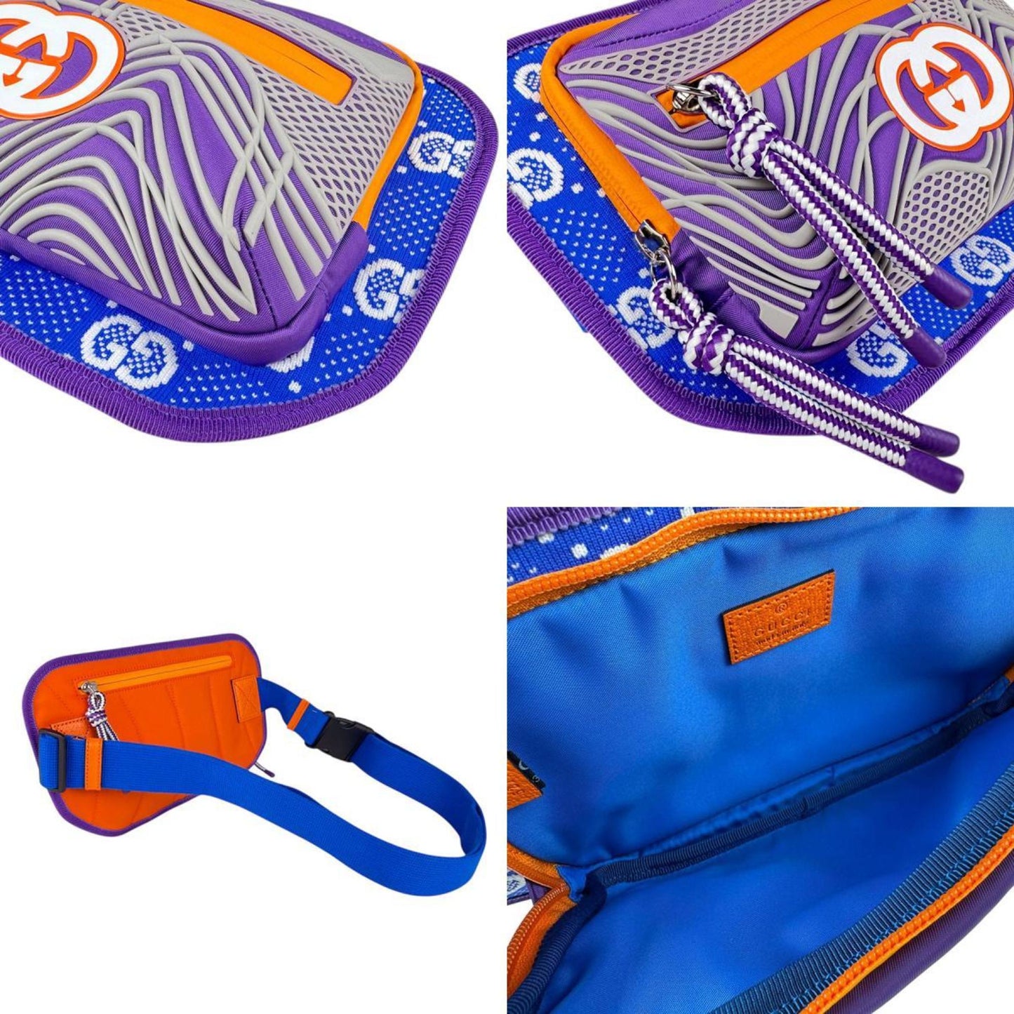 Gucci Multi-Color Nylon Rubber Fanny Pack ( )