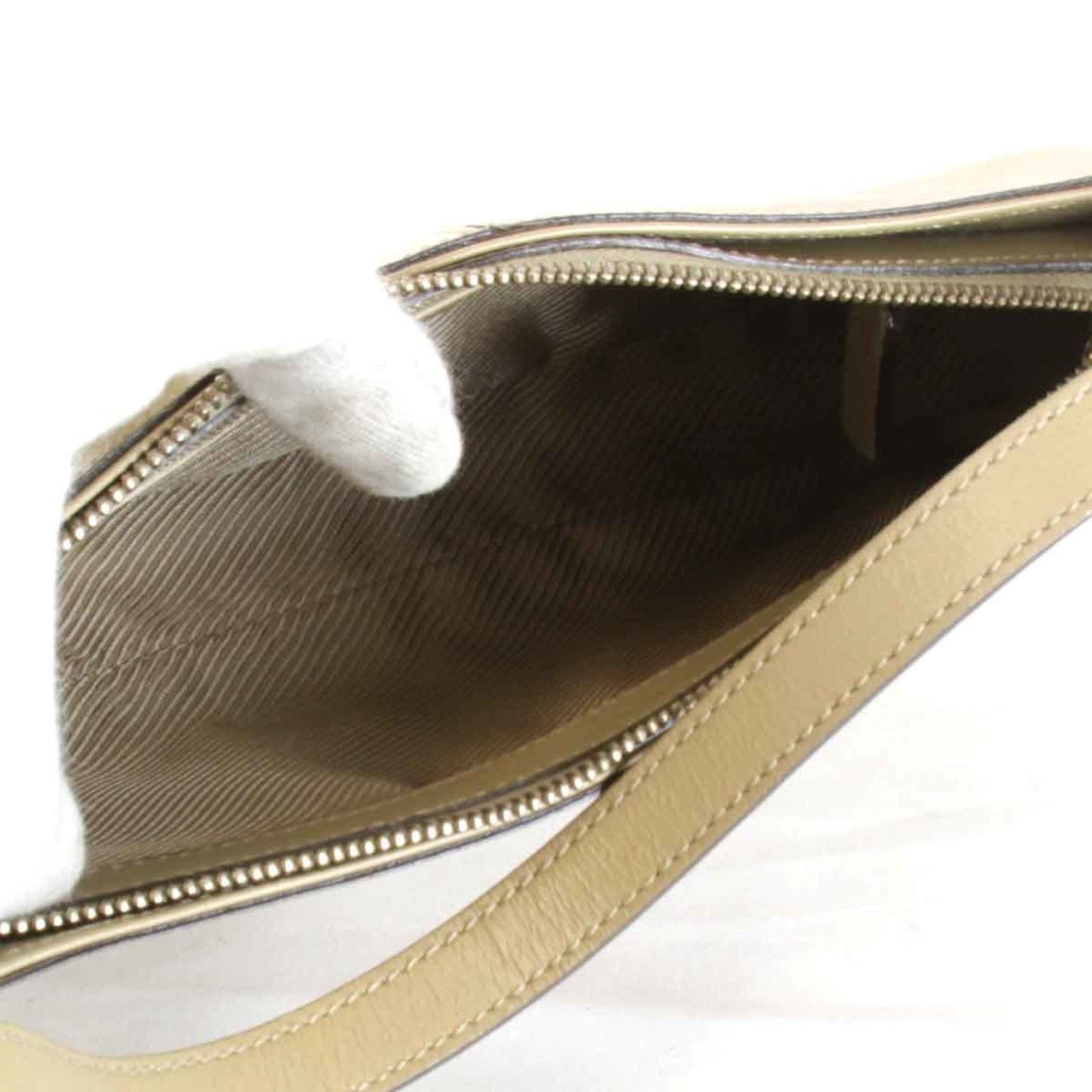 Gucci Beige Leather Shoulder Bag ( )