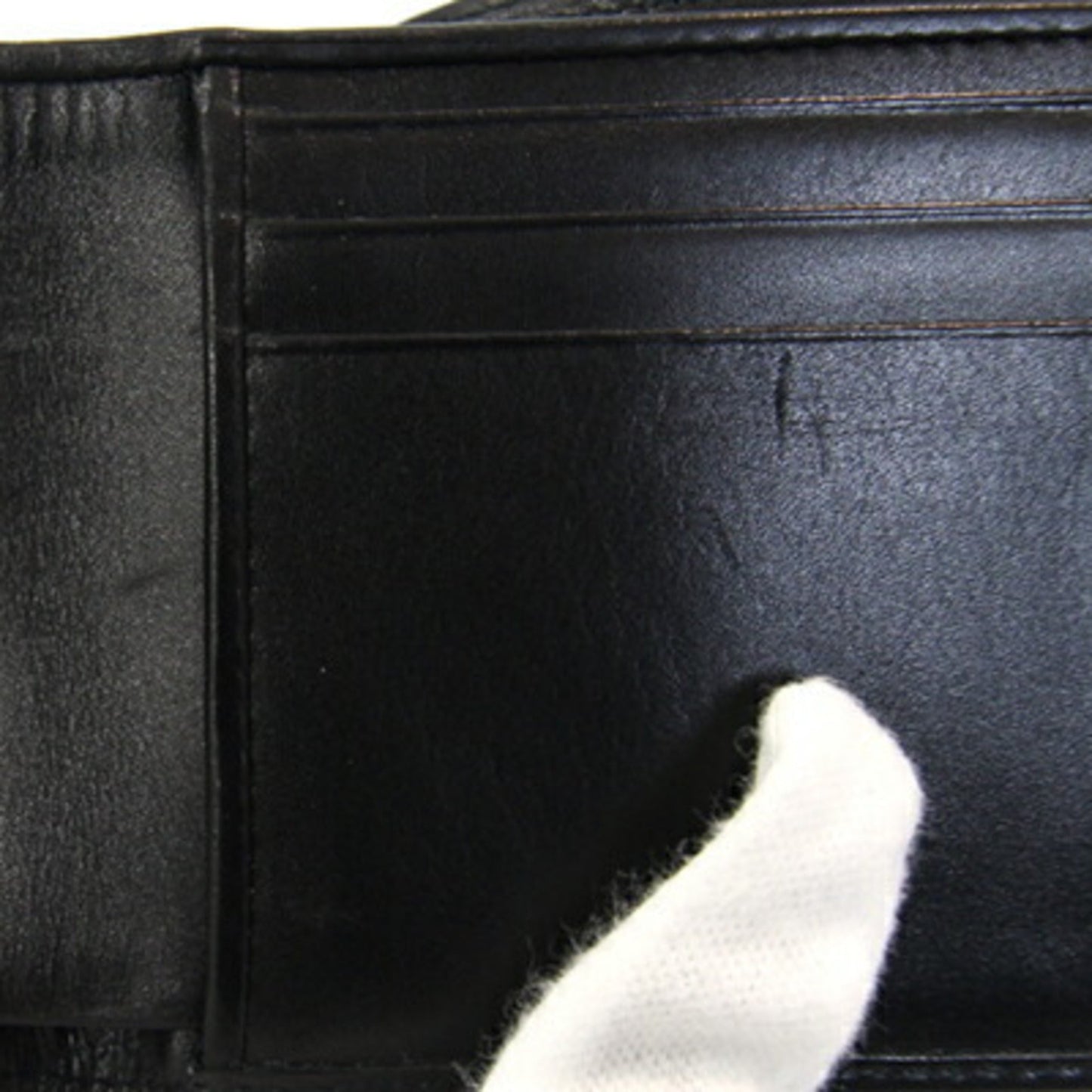 Gucci Black Leather Bill Wallet (Bi-Fold) ( )