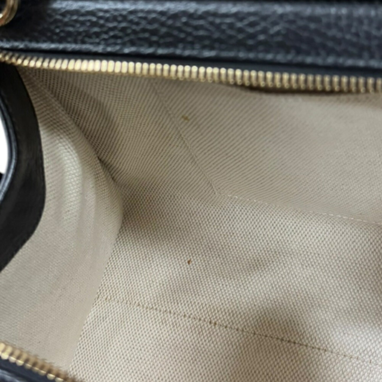 Gucci Soho Black Leather Shoulder Bag ( )