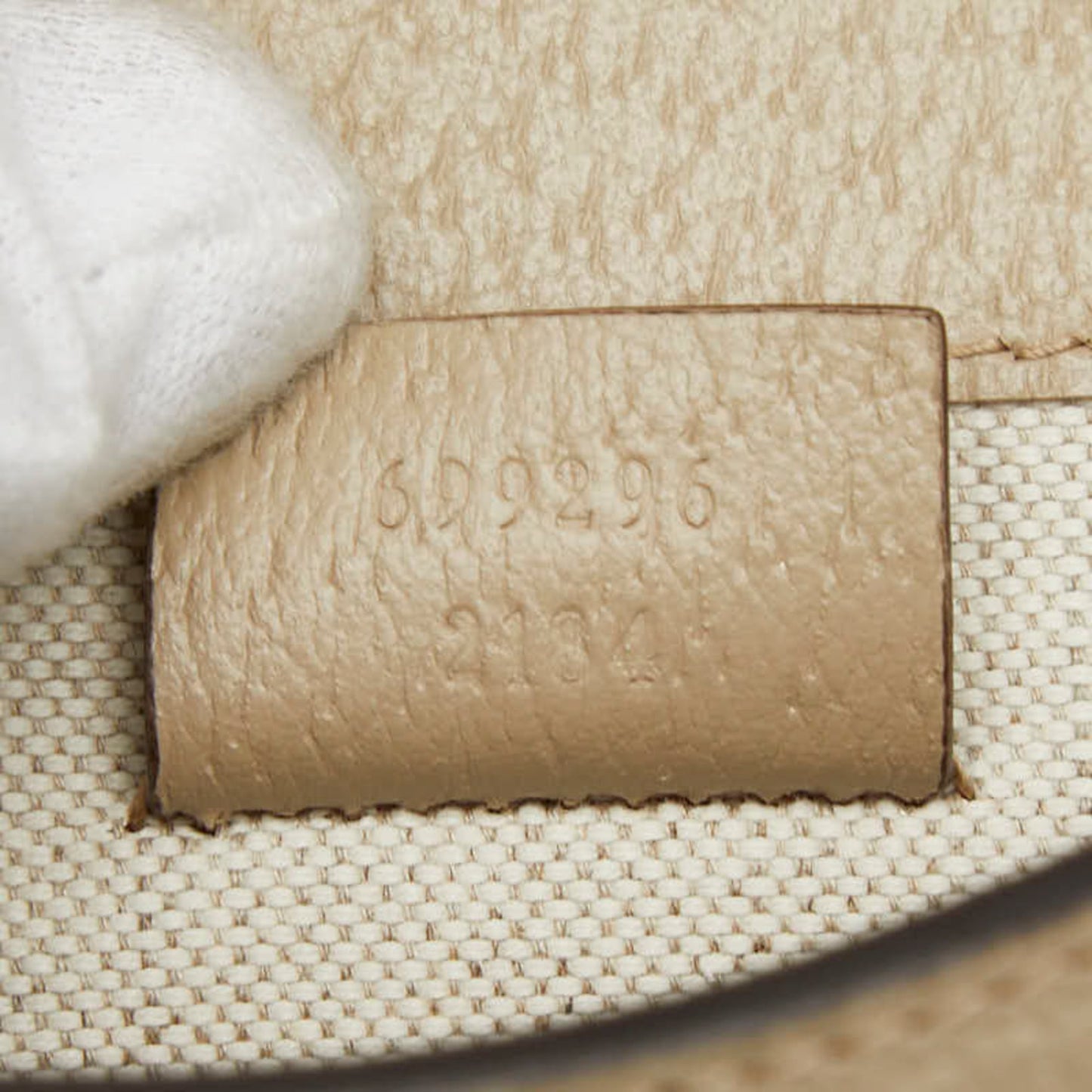 Gucci Beige White Pvc Leather Shoulder Bag ( )