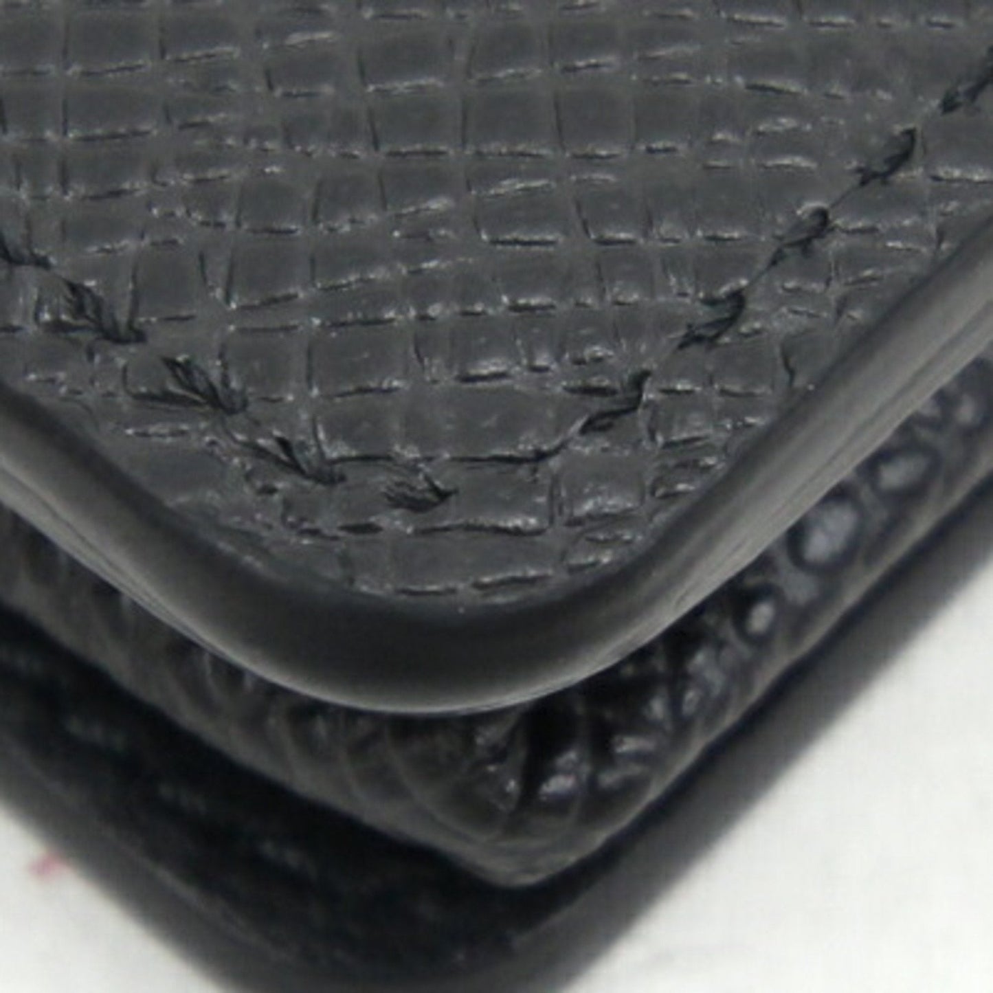 LOUIS VUITTON Coin Case Taiga Purse M30598 Noir Black Leather Men's Square