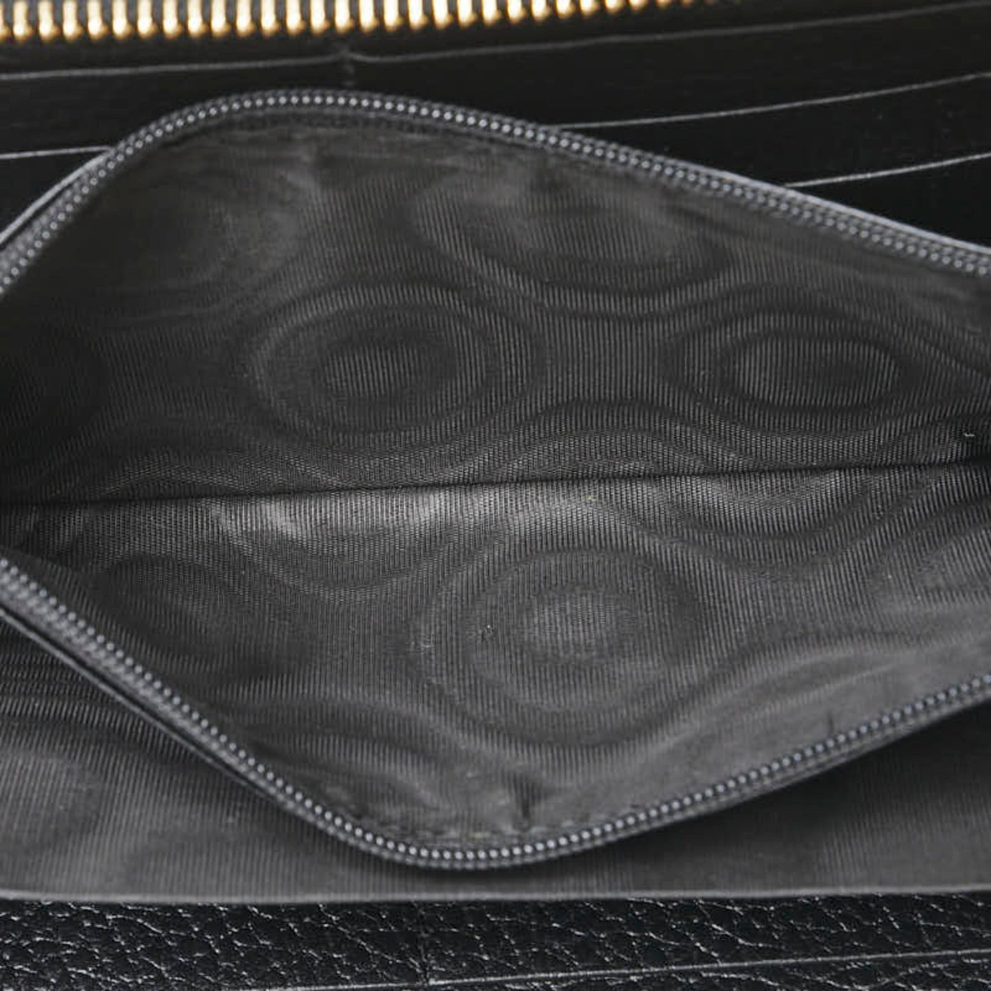 Gucci Beige Black Pvc Leather Long Wallet (Bi-Fold) ( )