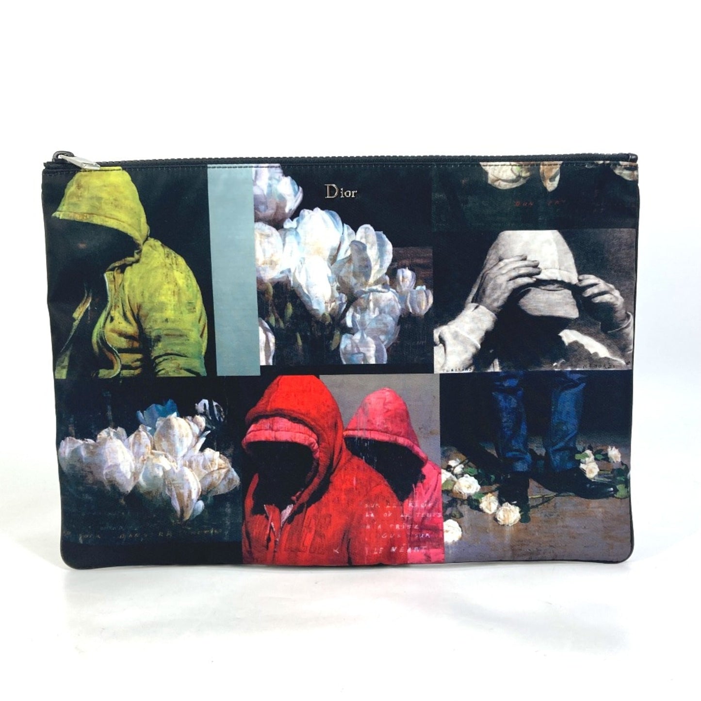 Christian Dior Black Cloth Clutch Bag ()