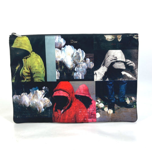 Christian Dior Black Cloth Clutch Bag ()