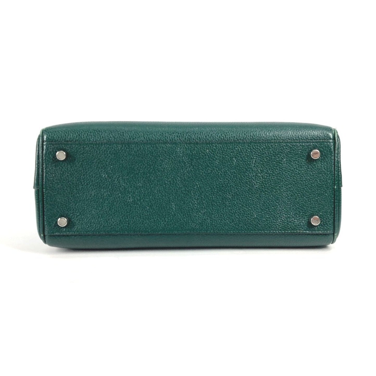 Gucci Green Leather Handbag Shoulder Bag ( )