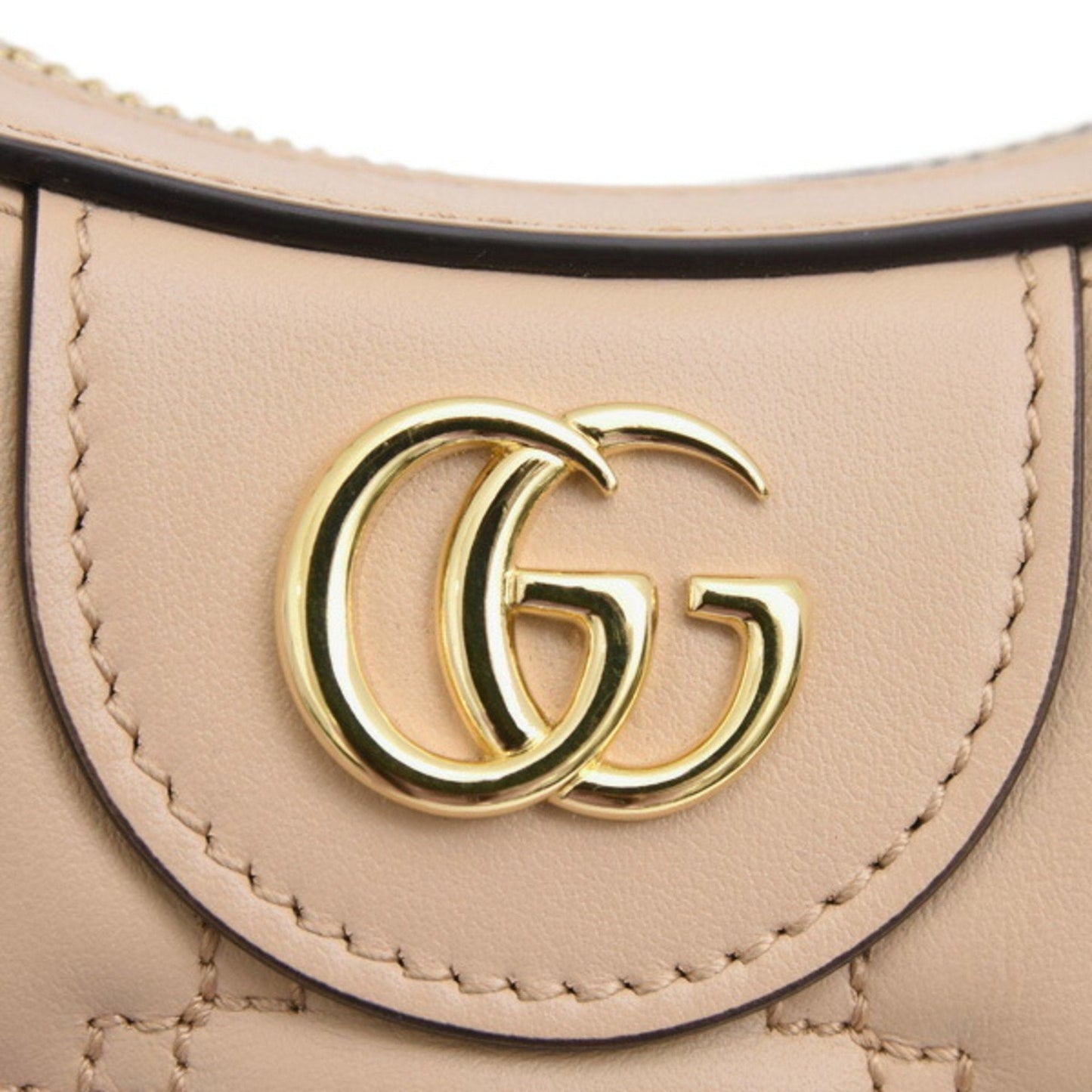 Gucci Beige Leather Handbag Shoulder Bag ( )