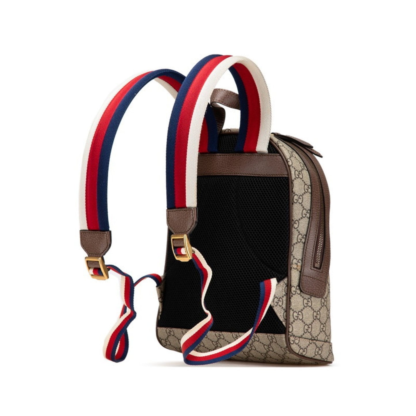 Gucci Beige Brown Multi-Color Pvc Leather Backpack ( )