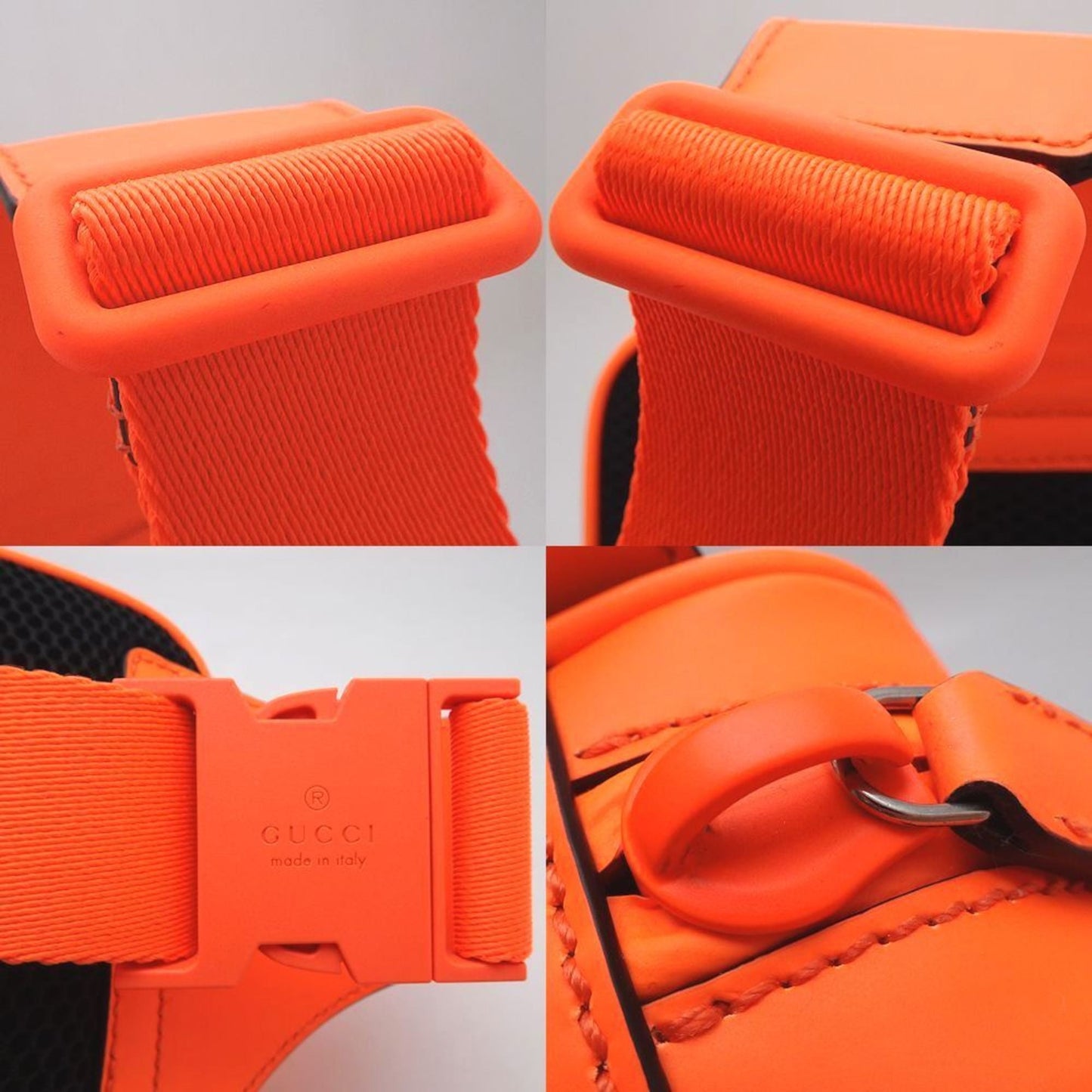Gucci Orange Leather Fanny Pack ( )