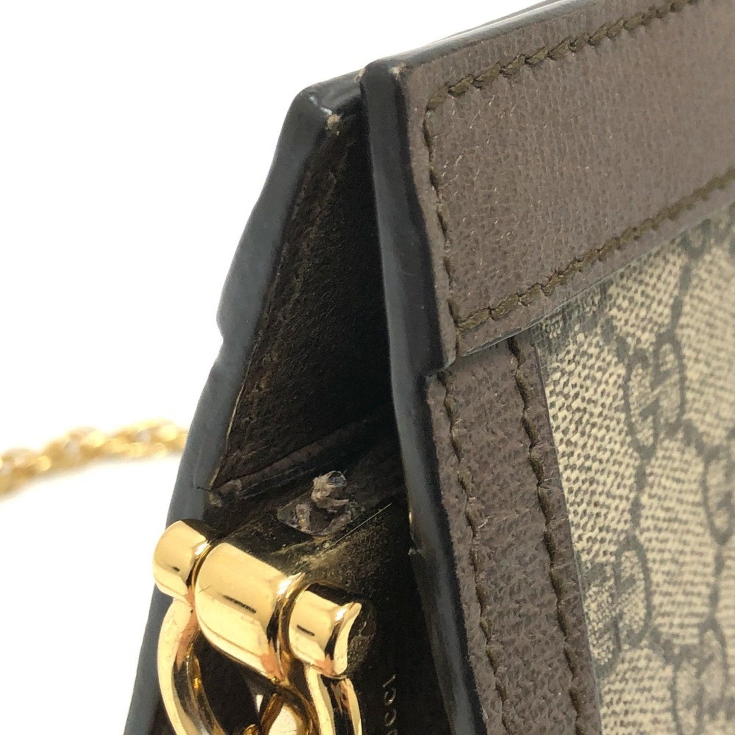 Gucci Brown Gg Supreme Shoulder Bag ( )