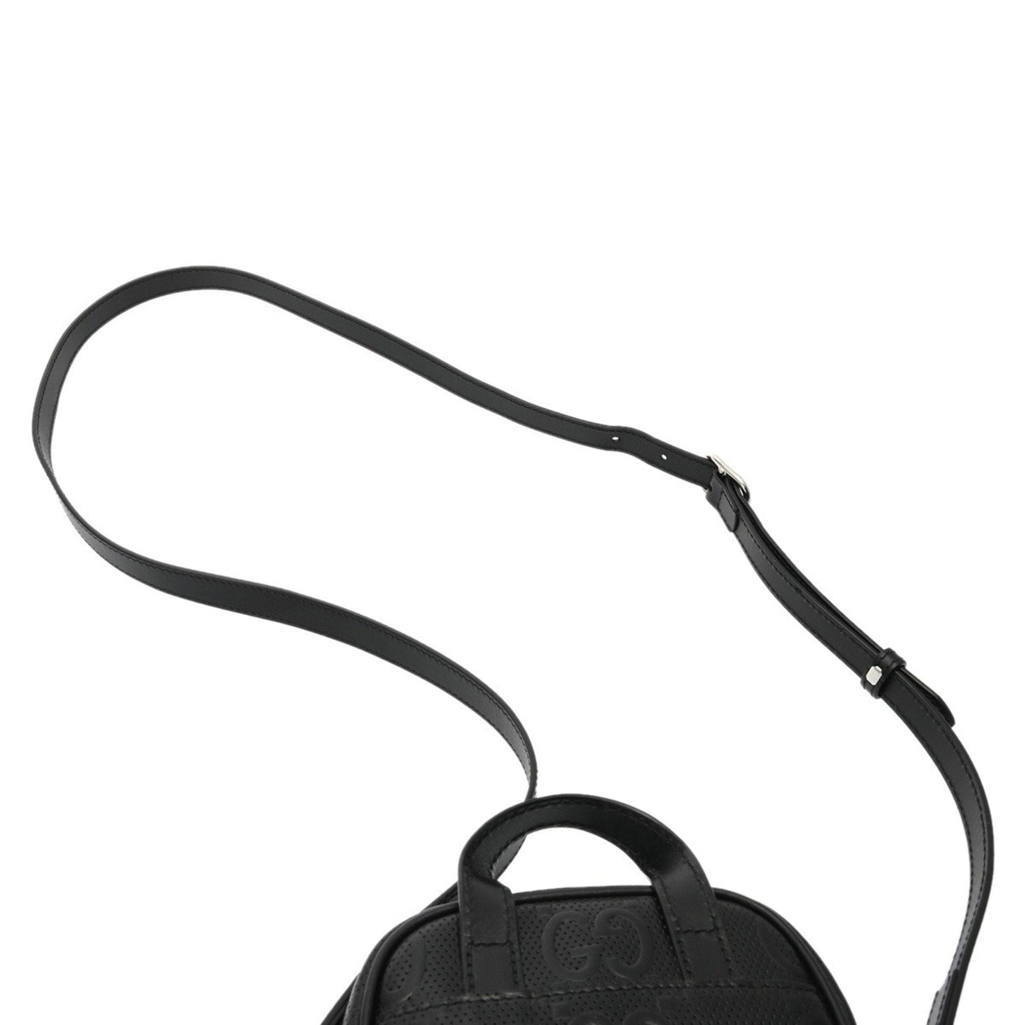 Gucci Black Leather Shoulder Bag ( )