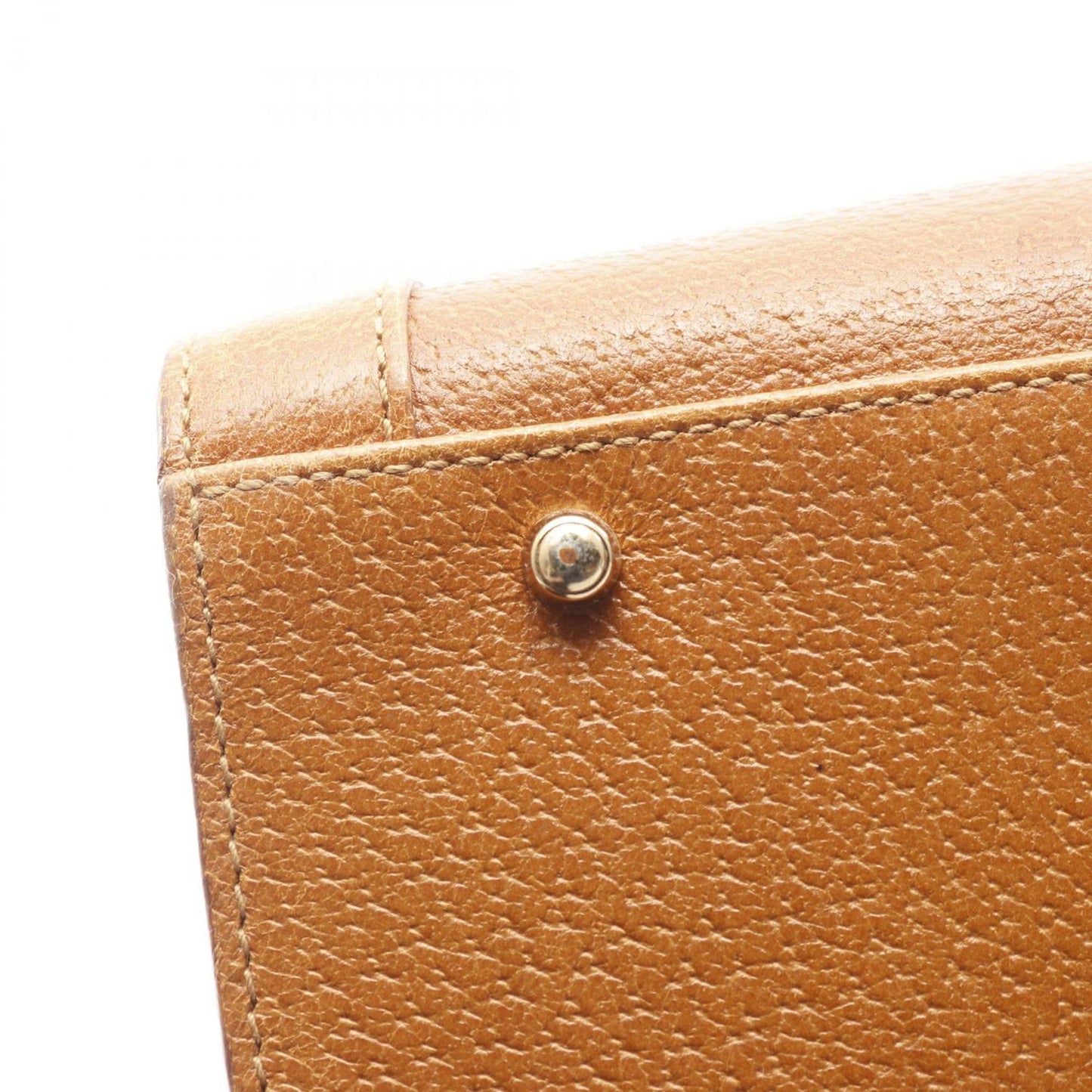Gucci Brown Leather Tote Bag ( )