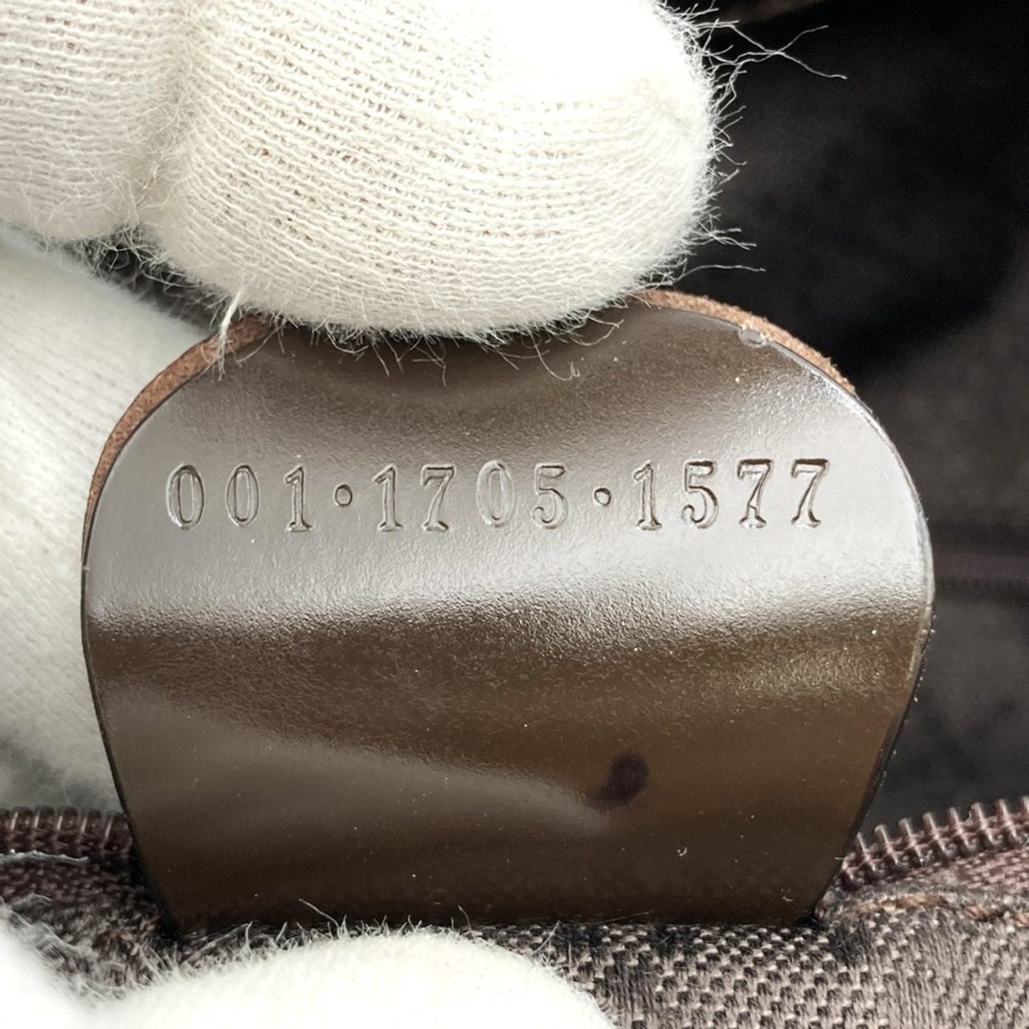 Gucci Brown Nylon Leather Shoulder Bag ( )