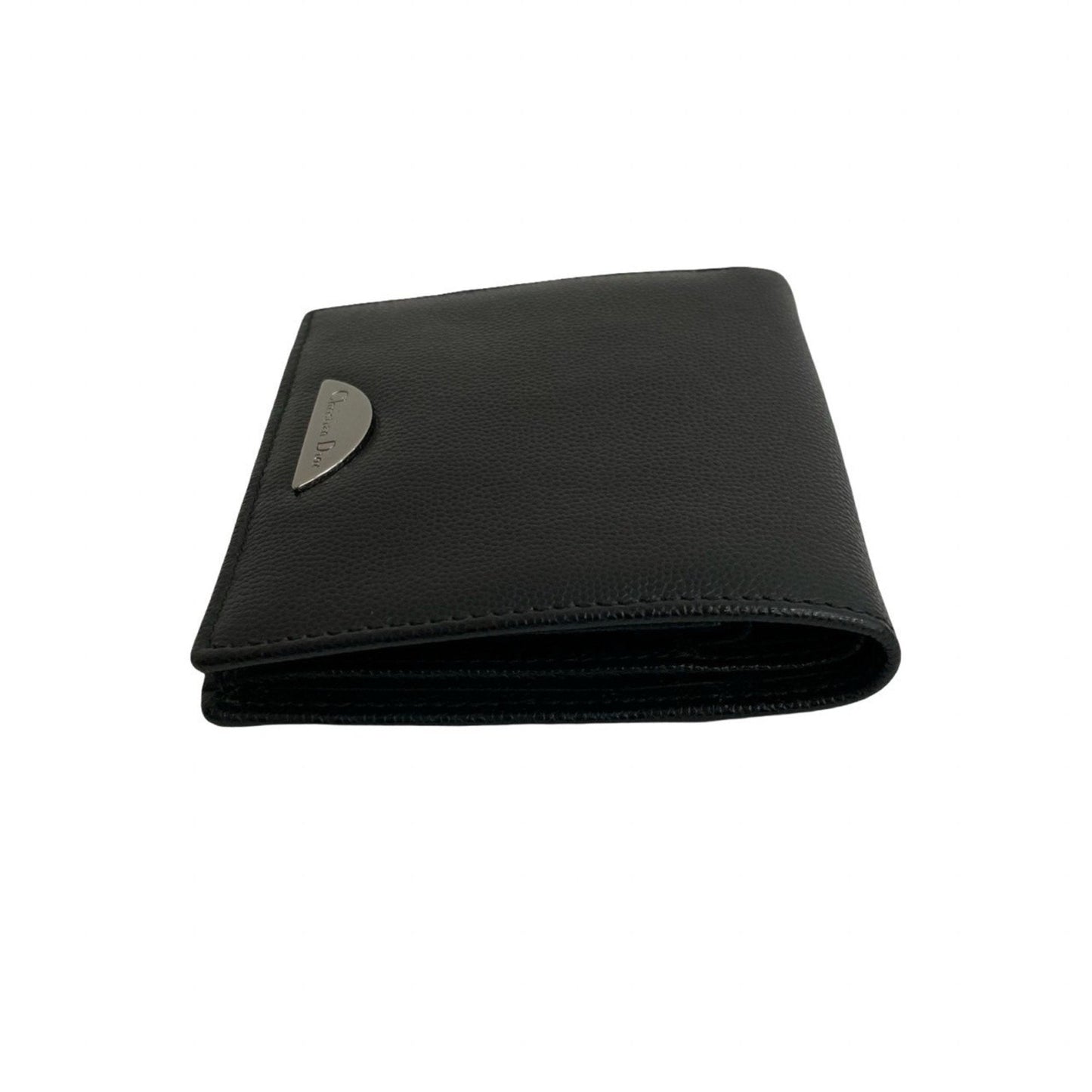 Christian Dior Black Leather Wallet (Bi-Fold) ()