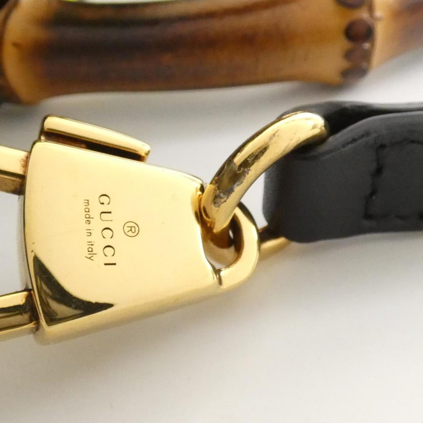 Gucci Black Leather Handbag ( )