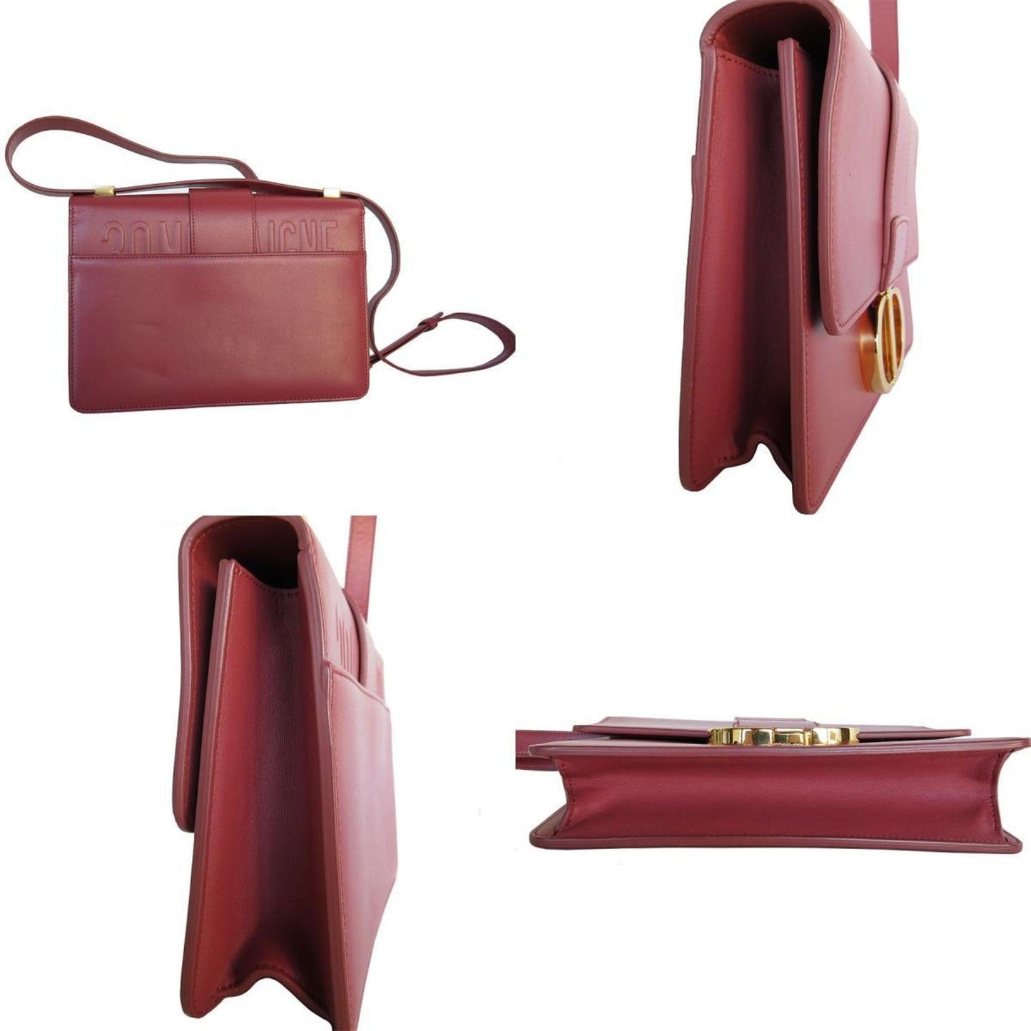 Christian Dior Pink Leather Shoulder Bag ()