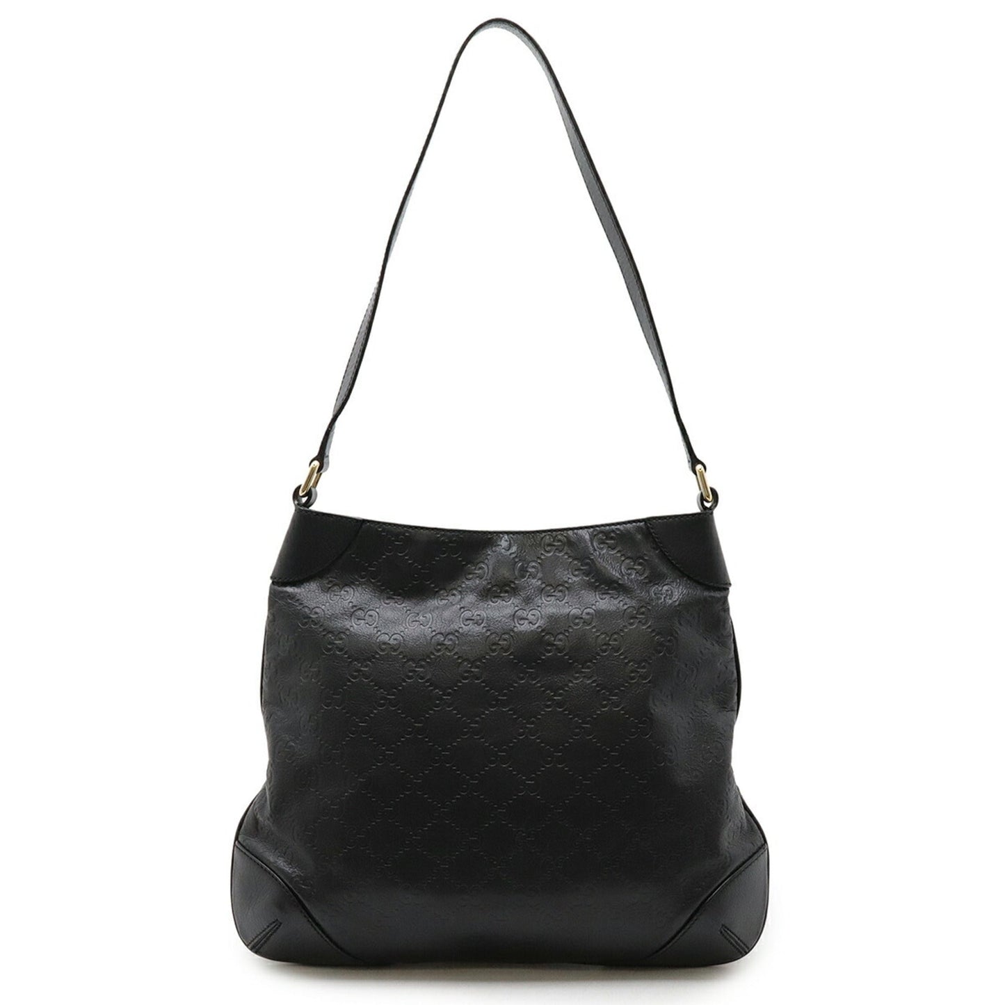 Gucci Black Leather Shoulder Bag ( )