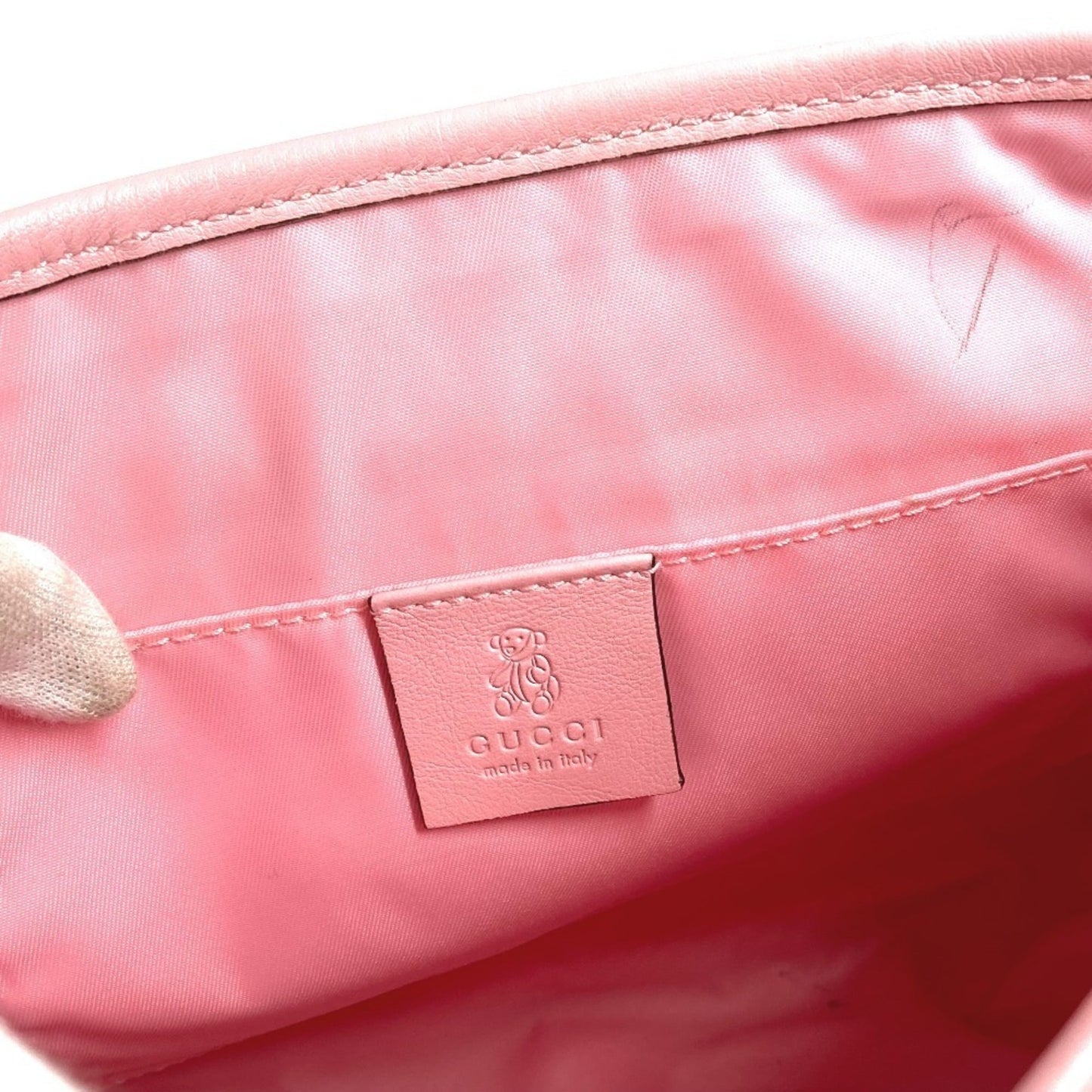 Gucci Gg Imprimé Pink Gg Imprimé Leather Messenger Bag Shoulder Bag ( )