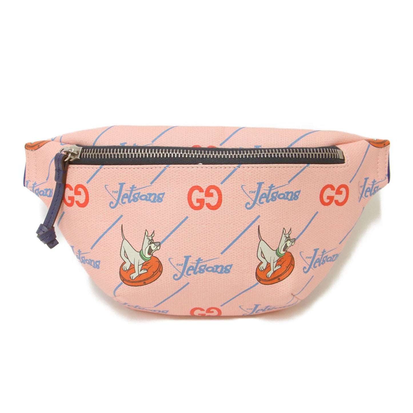 Gucci Blue Pink Leather Sling Bag ( )