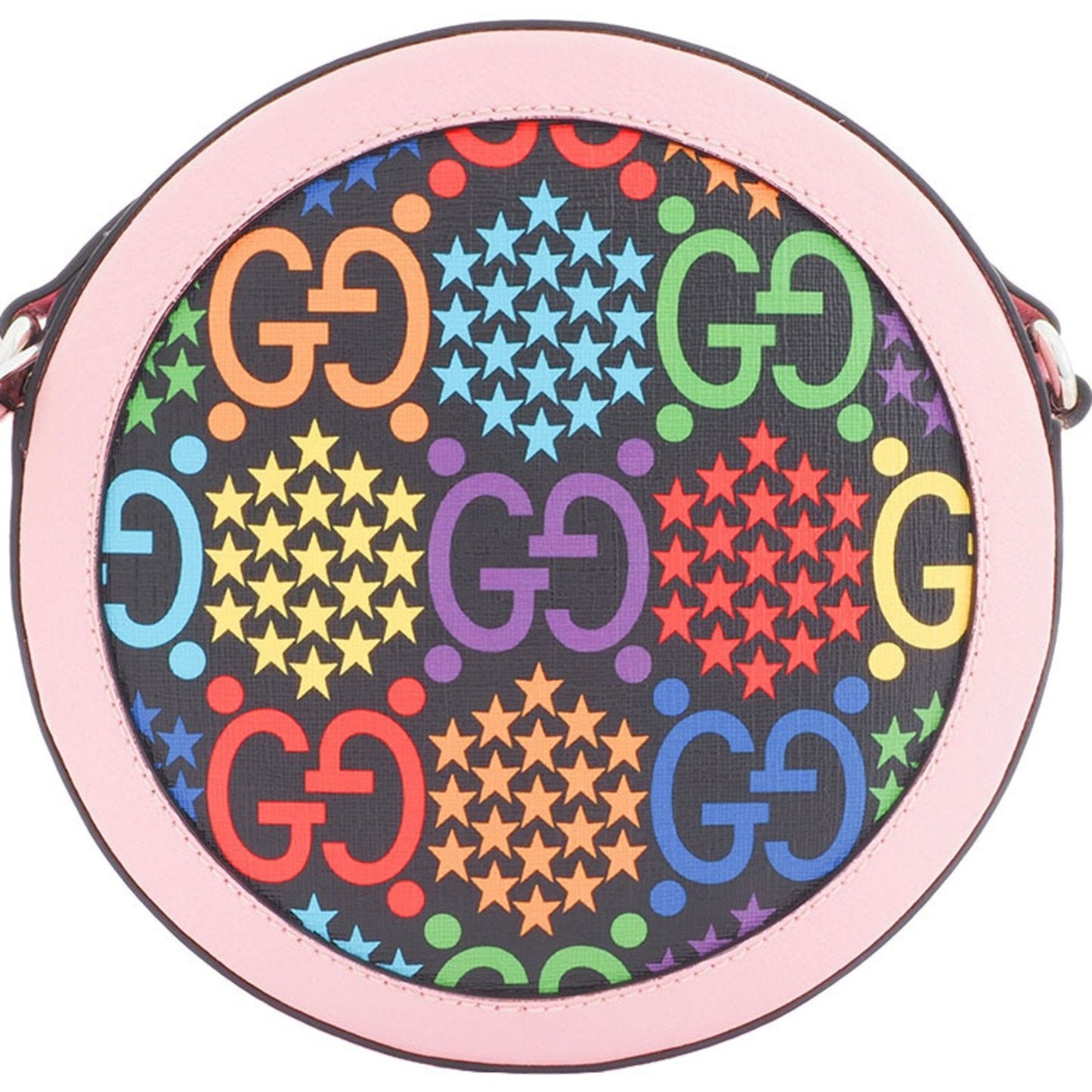 Gucci Multi-Color Pink Pvc Leather Shoulder Bag ( )