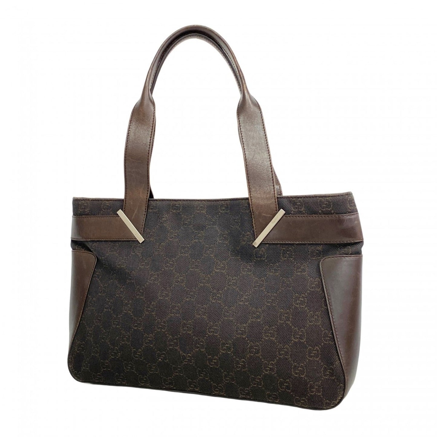Gucci Brown Denim Tote Bag ( )