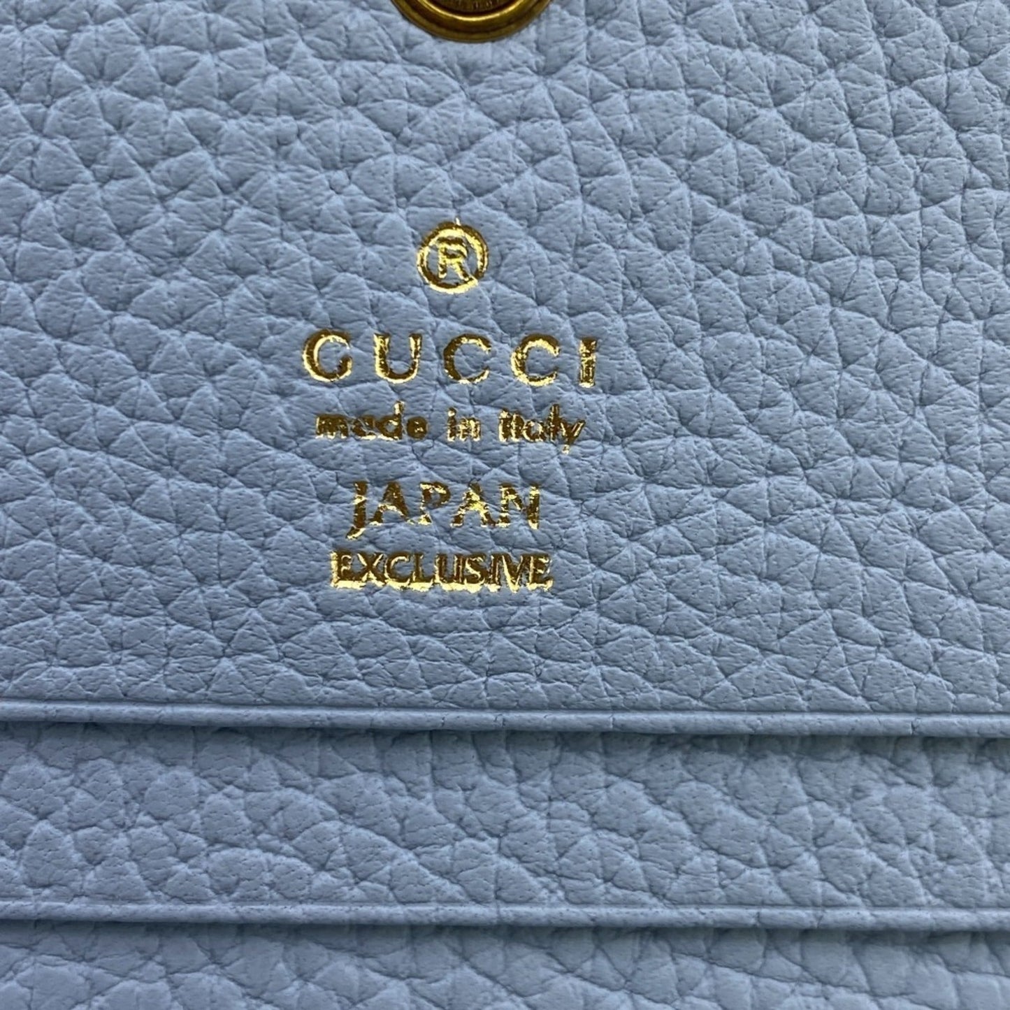 Gucci Blue Leather Wallet (Bi-Fold) ( )