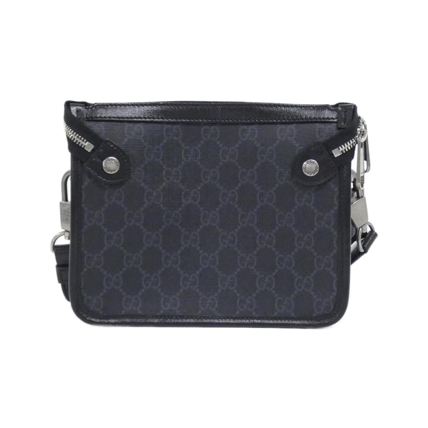Gucci Black Gg Supreme Canvas Shoulder Bag ( )