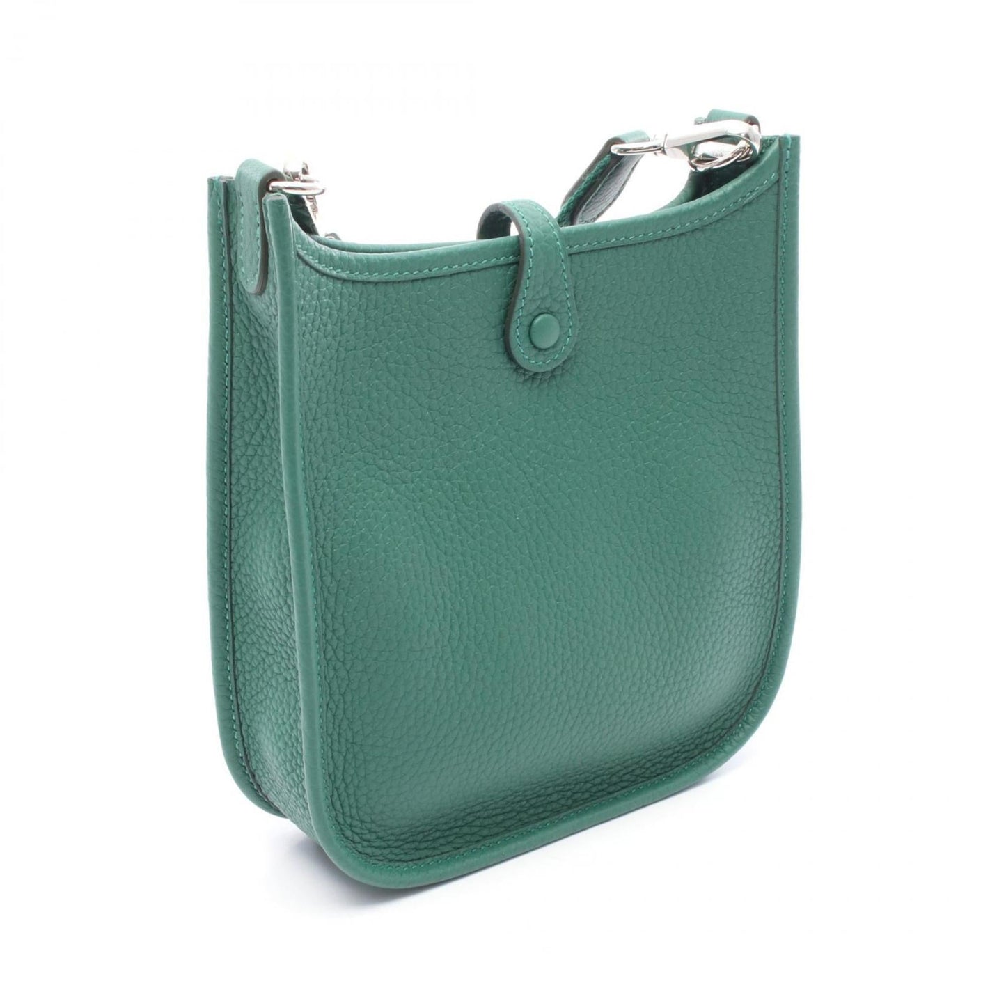 Hermes Green Taurillon Clemence Leather Shoulder Bag ( )